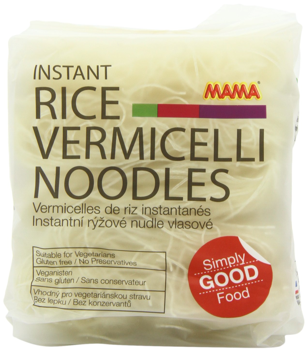 Mama Instant Rice Vermicelli Noodles 225g (Pack of 6)