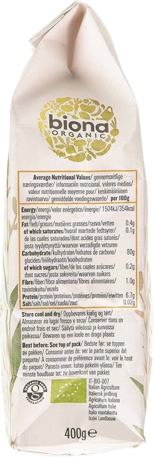 Biona Organic Sushi Rice - Short Grain White Japanese Style Sticky Rice