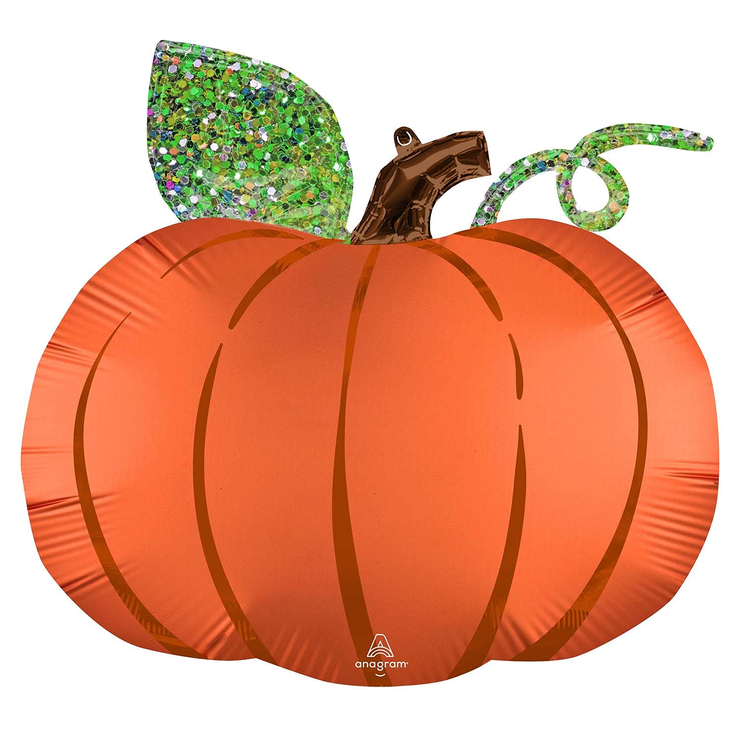 Amscan Pumpkin Foil Balloon - 24 Inch Satin Infused Halloween Decoration