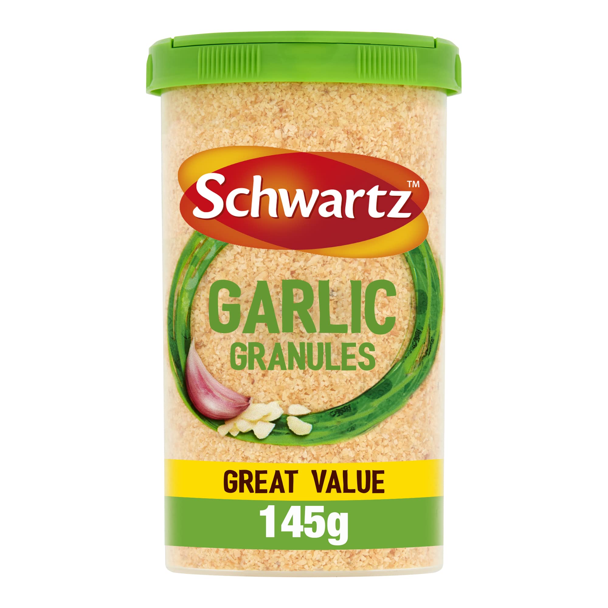 Schwartz Garlic Granules 145g | Ground from Whole Dried Cloves | Herbs & Spices