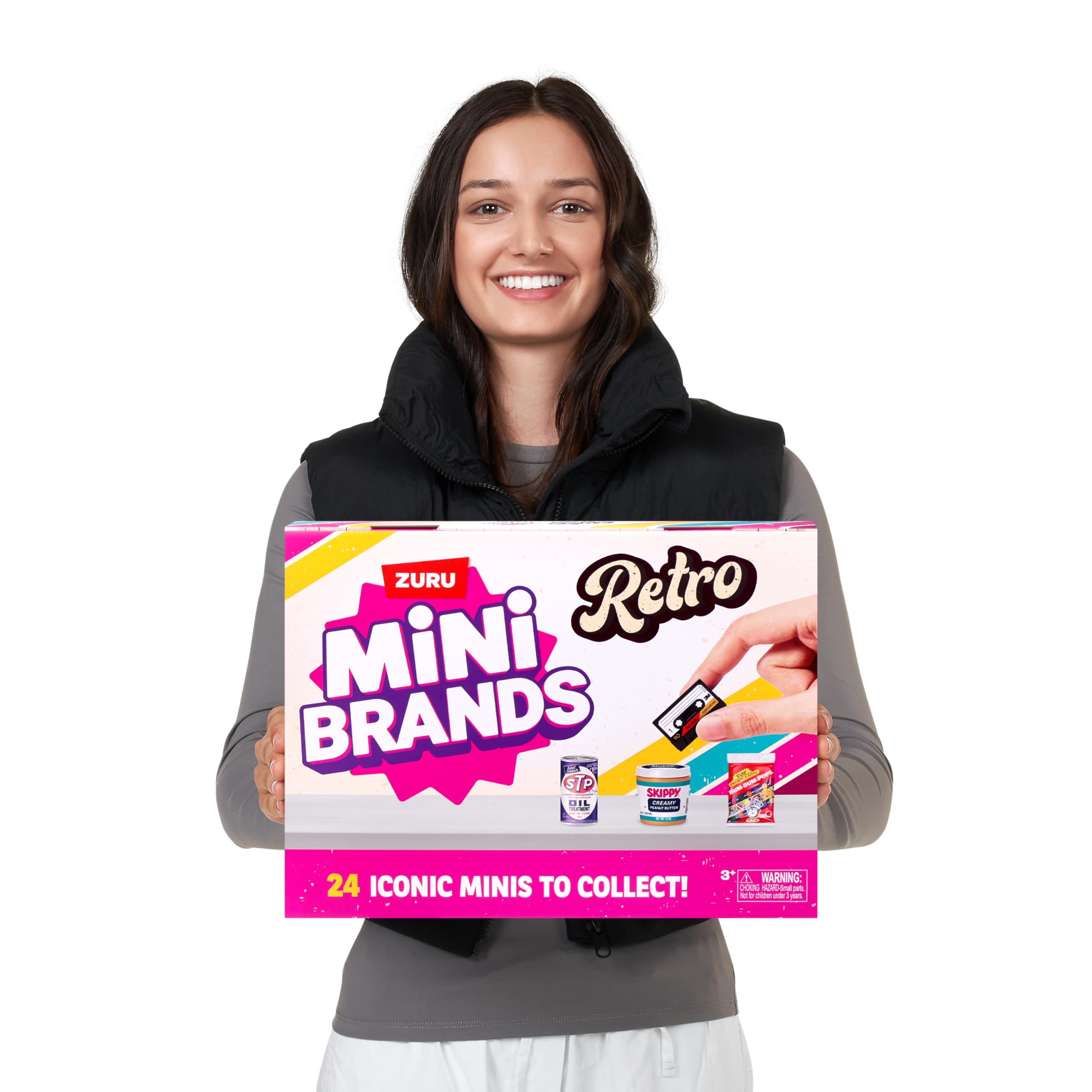 Mini Brands Retro Grocery Calendar Series 1 by ZURU - Collectible Miniatures Advent Calendar