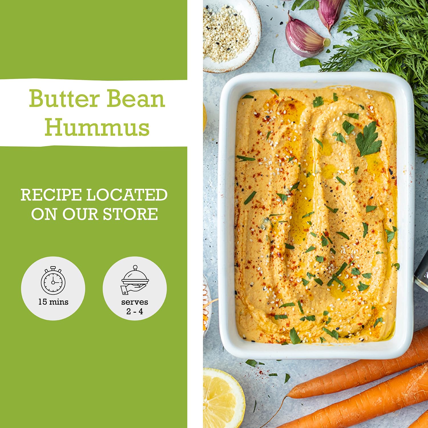 Mr Organic Butter Beans 400g - Organic, Vegan, Gluten-Free, Non-GMO