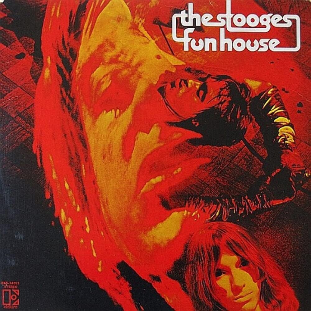 The Stooges - Fun House Vinyl (Solid Red Opaque/Black Half & Half, Rocktober Edition)