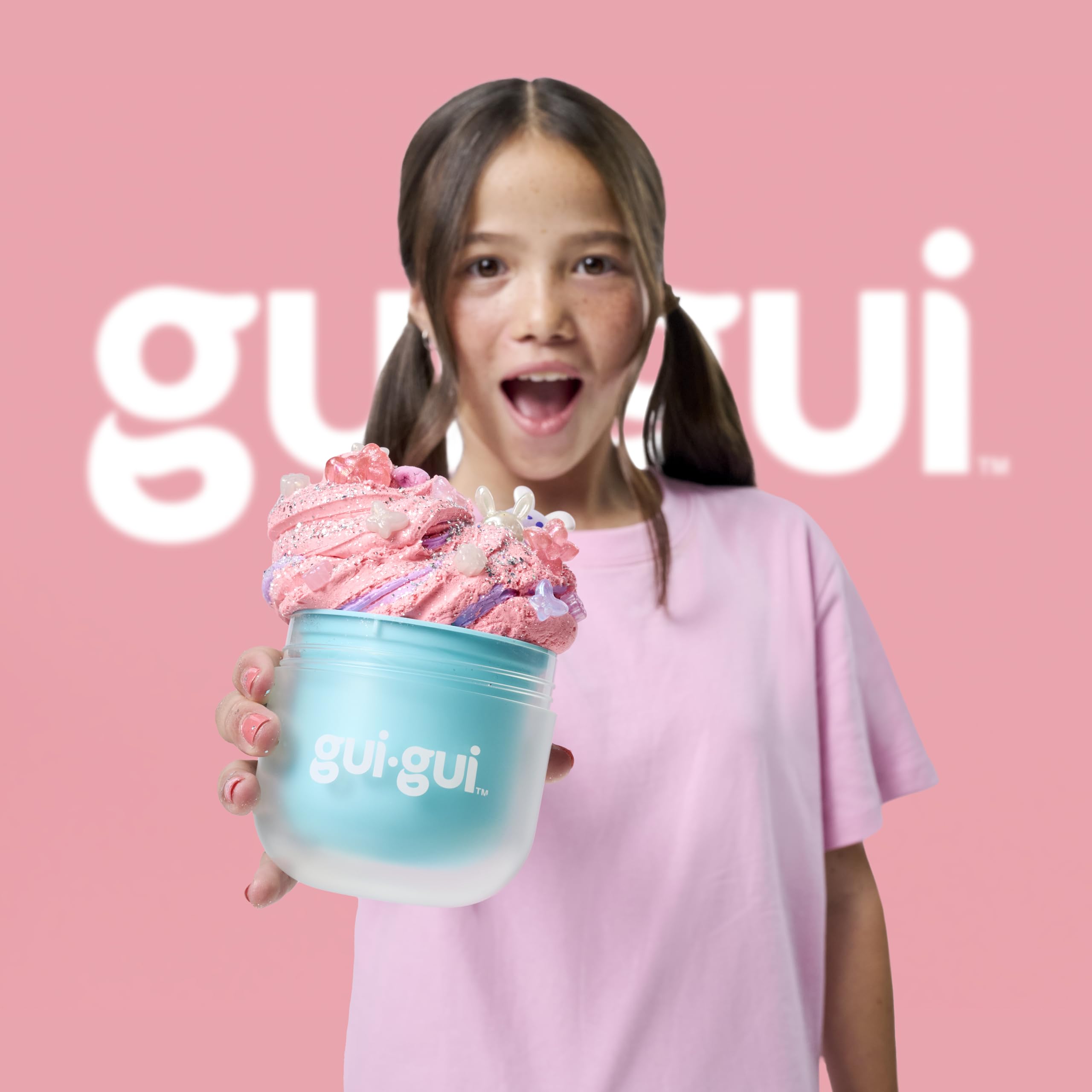 Gui Gui Clear Slime - Create & Collect Scented Slime with Gloss, Butter, Cloud Textures (330g)