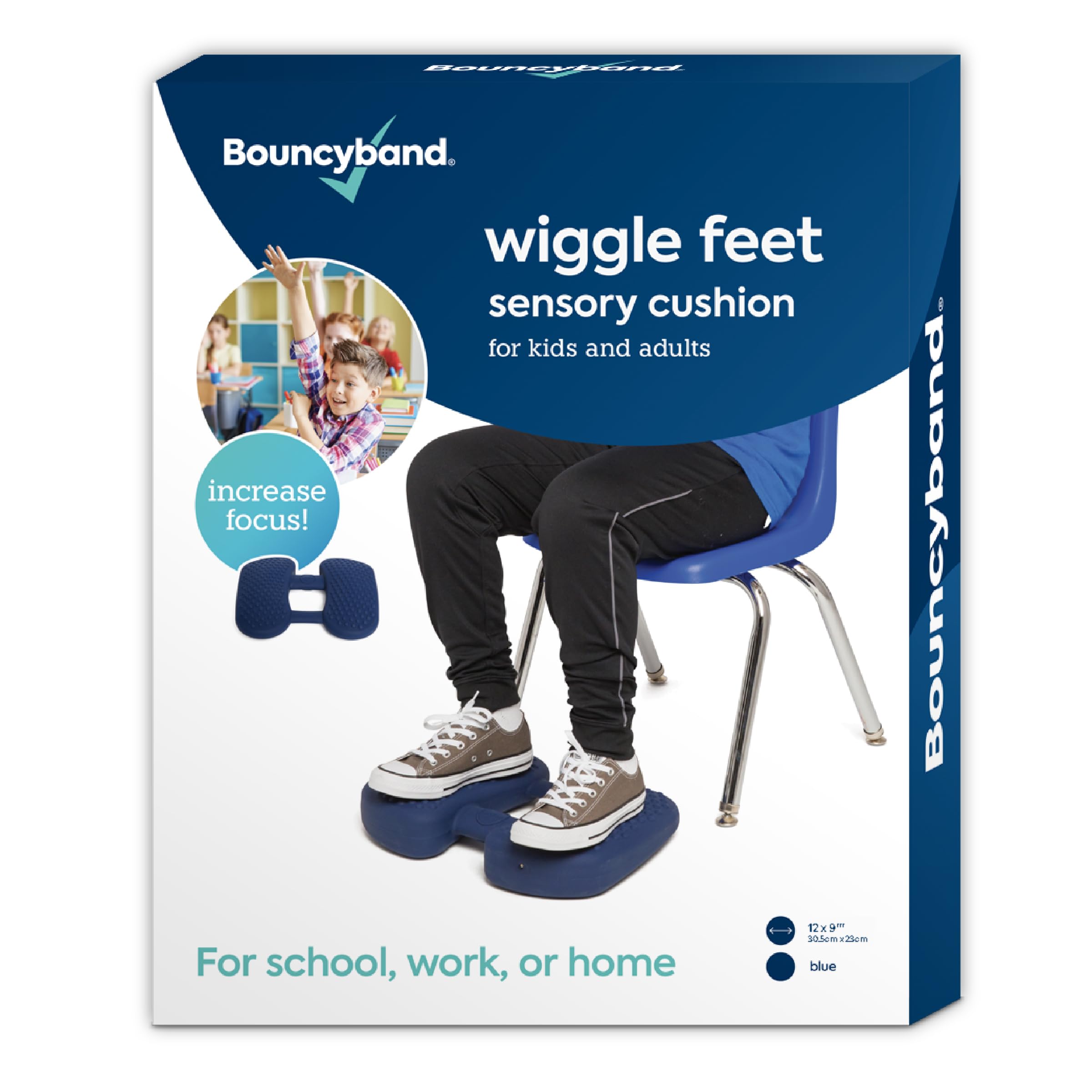 Bouncyband Wiggle Feet - Sensory Fidget Aid for Focus and Calm