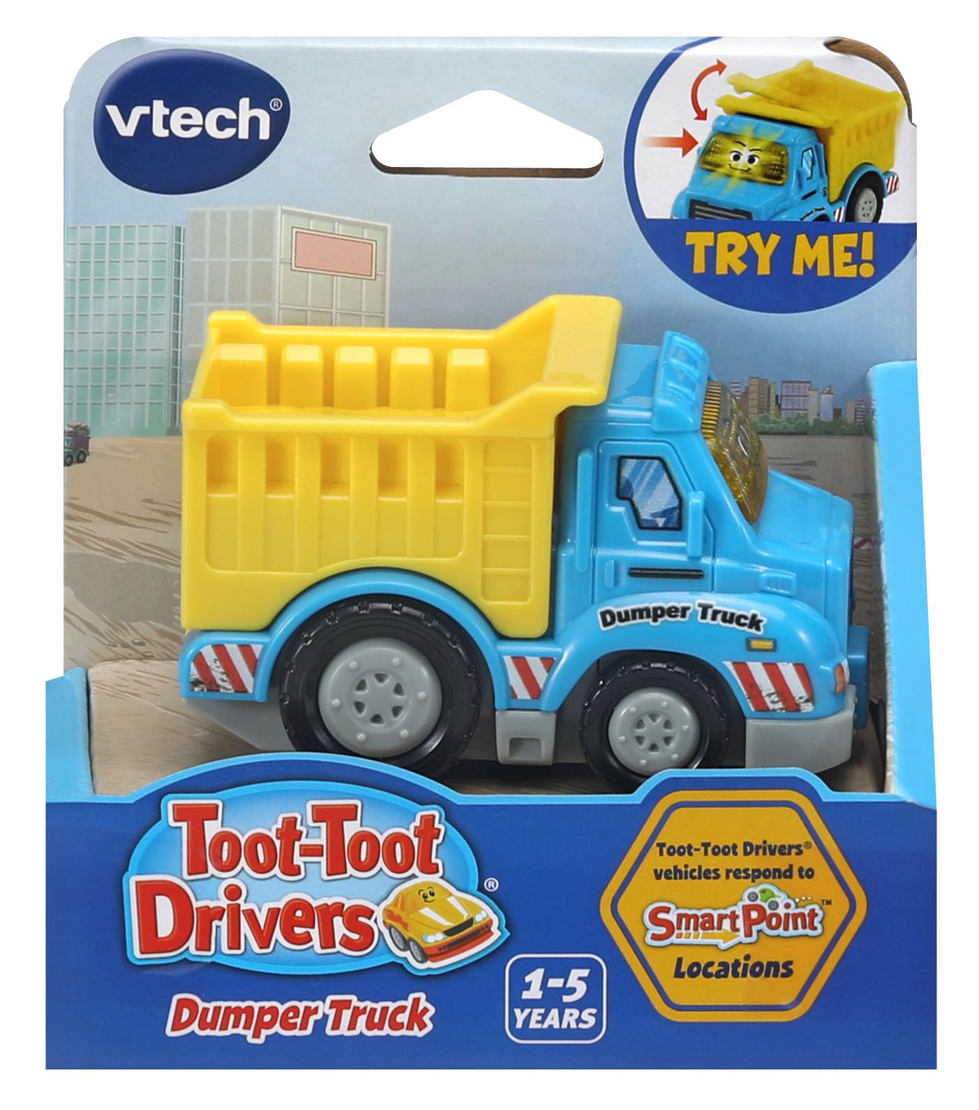 VTech Toot-Toot Drivers Dumper Truck - Interactive Musical Toy with Lights & Sounds for Toddlers 12 Months+