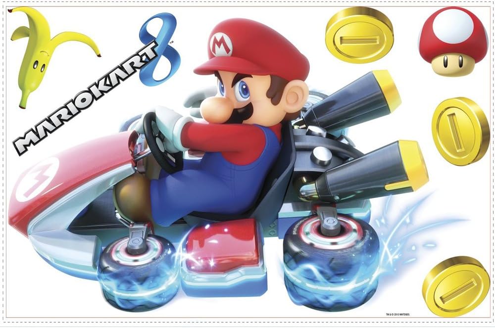 Mario Kart 8 - Nintendo Switch Wall Stickers (2023 Edition)