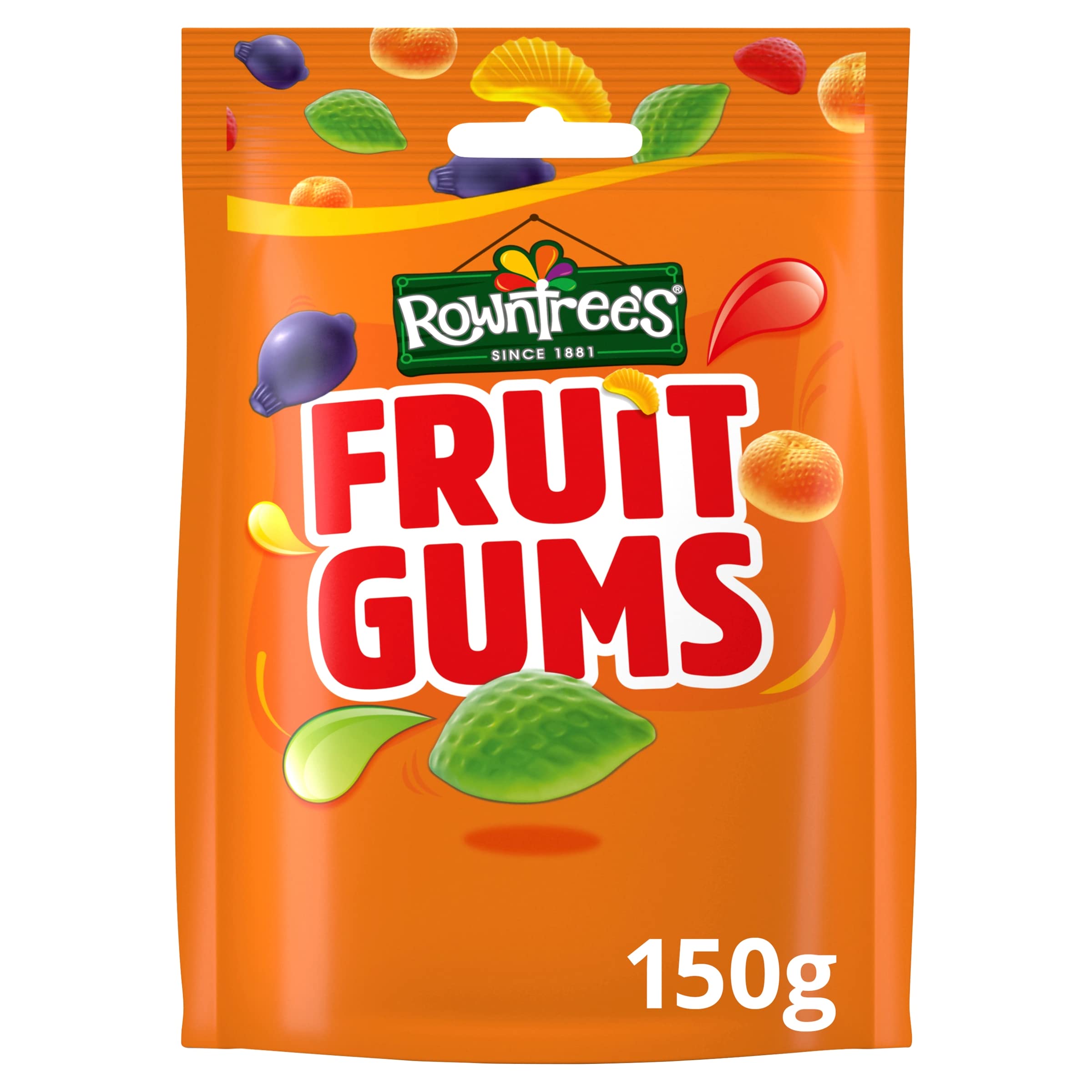 Rowntree's Fruit Gums Sweets Sharing Pouch, 150g