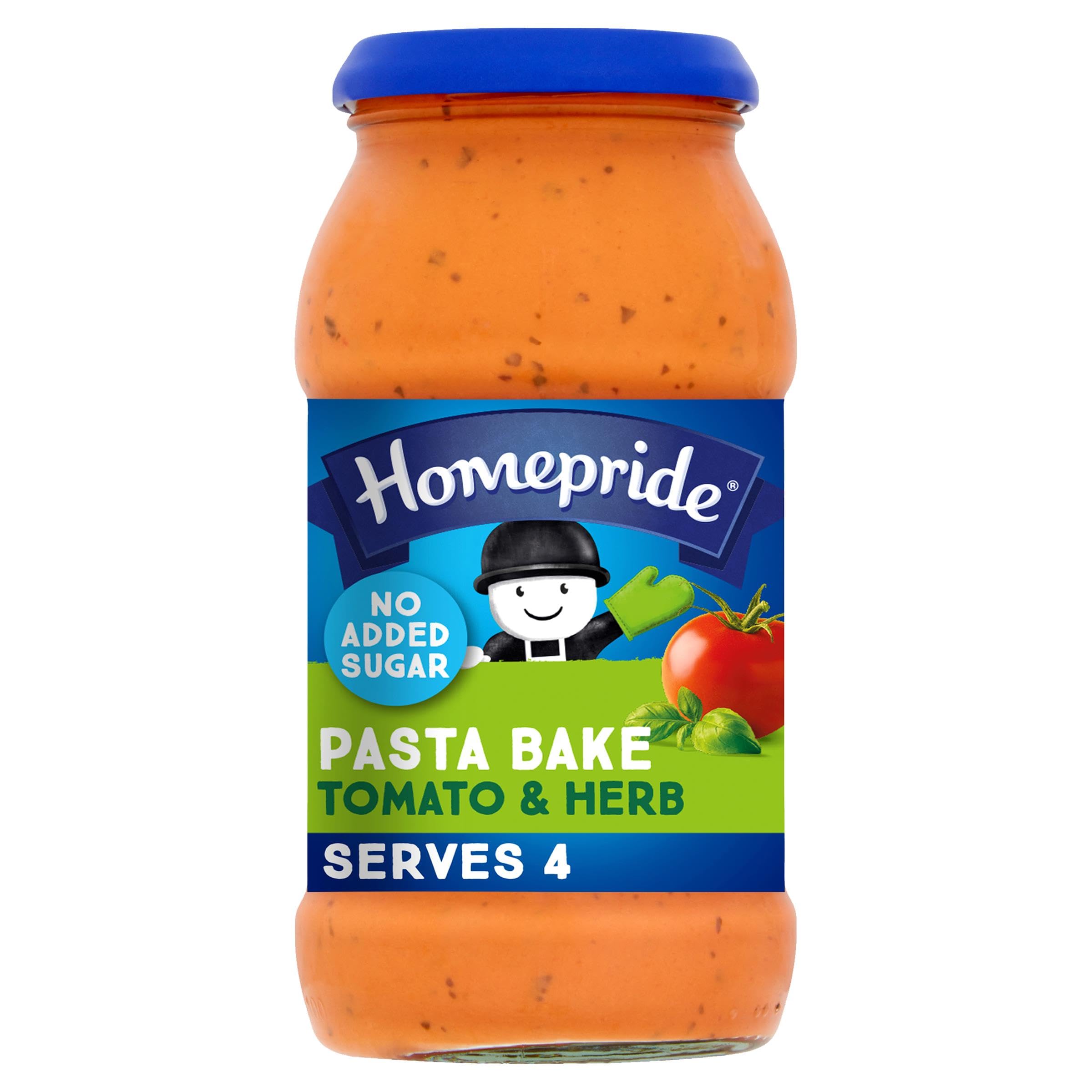 Homepride No Added Sugar Creamy Tomato & Herb Pasta Bake Sauce, 485g Jar