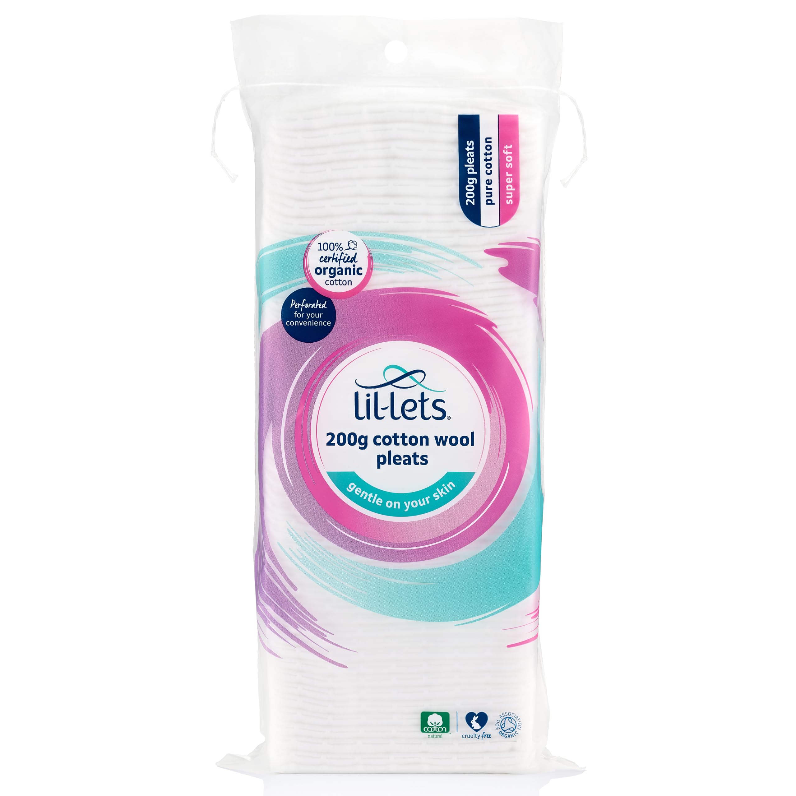 Lil-Lets - Cotton Wool Pleats (200g) Certified Organic 100% Pure Cotton