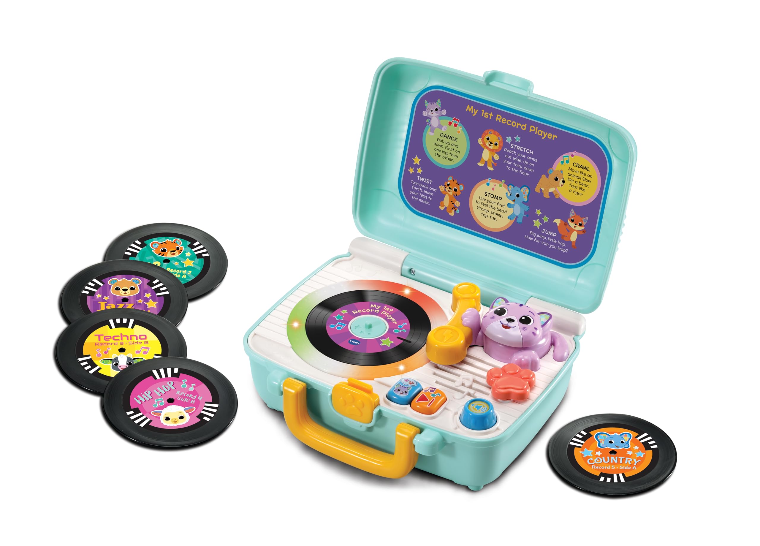 VTech Baby My 1st Record Player - Musical Toy Turntable for Toddlers 12M+