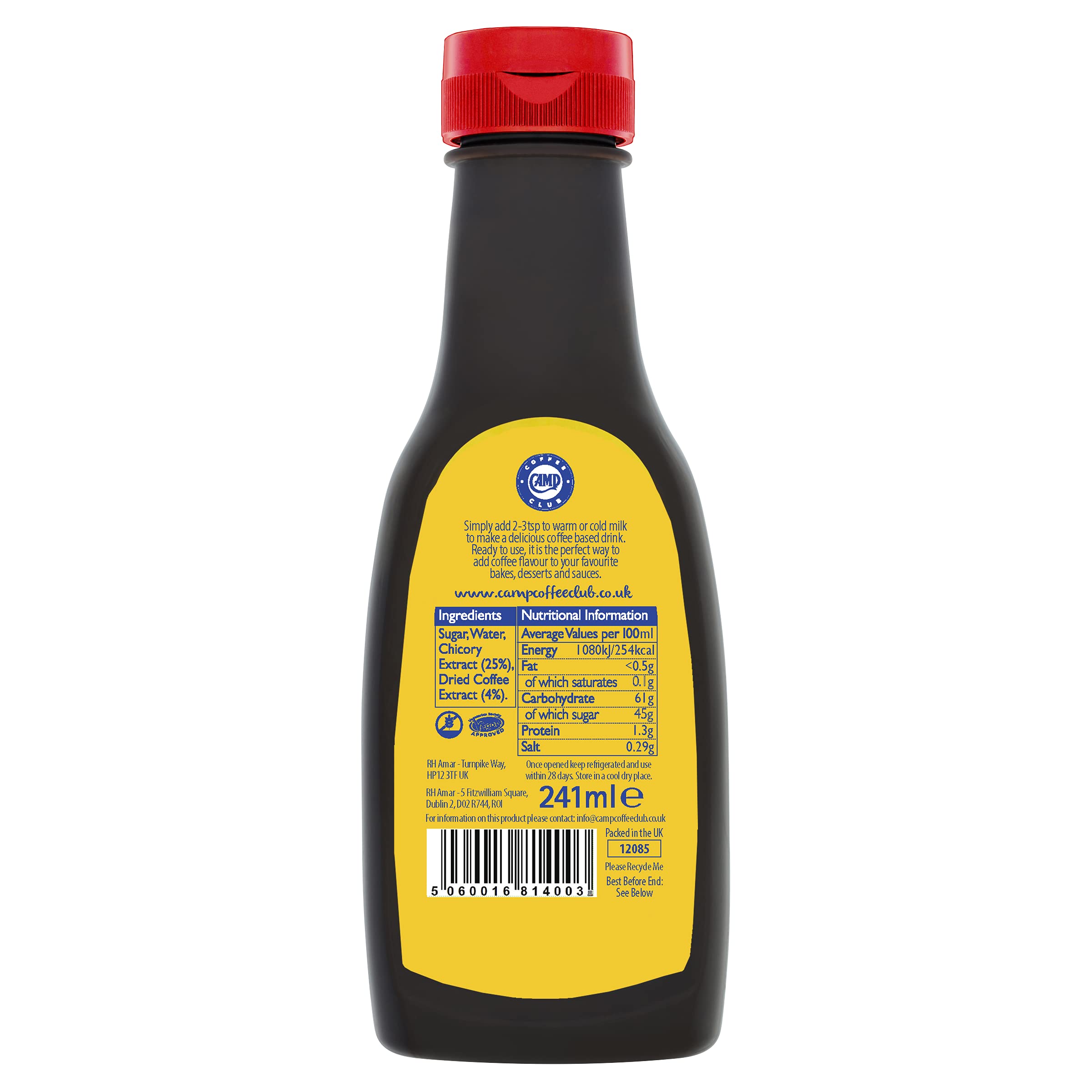 Camp Coffee Chicory & Coffee Essence 241ml (Pack of 6)