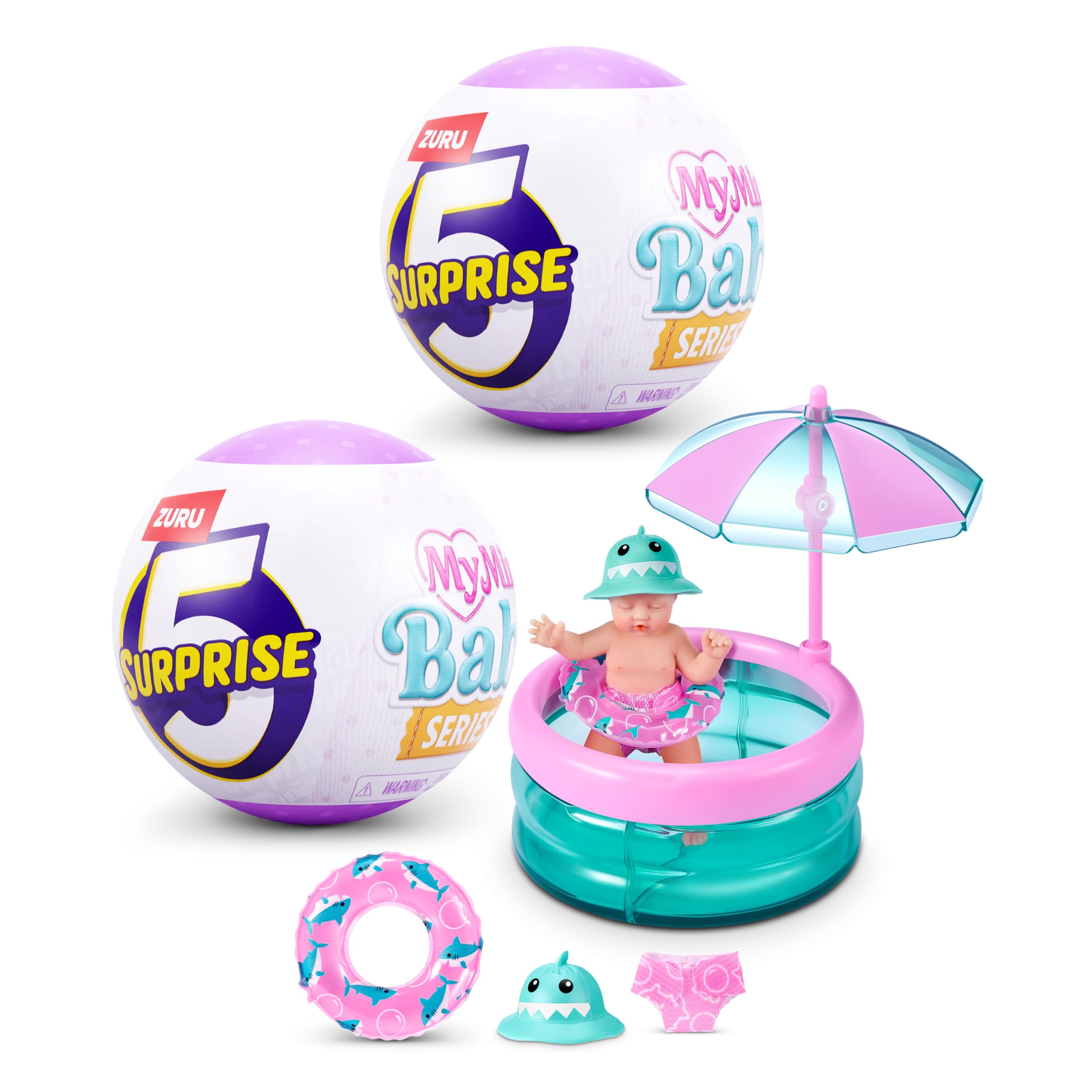 5 Surprise My Mini Baby Series 2 - Collectible Mystery Capsule with Playset (Model 77783)
