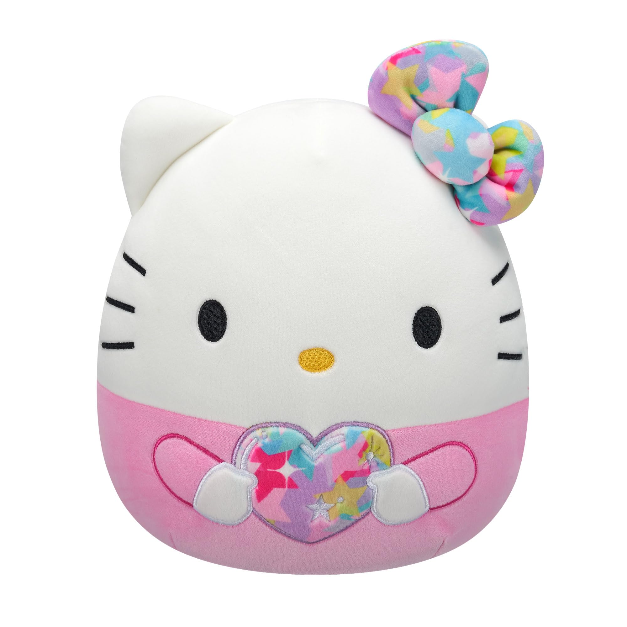 Squishmallows Starshine Hello Kitty Holding Rainbow - 10-Inch Plush, Sanrio Licensed