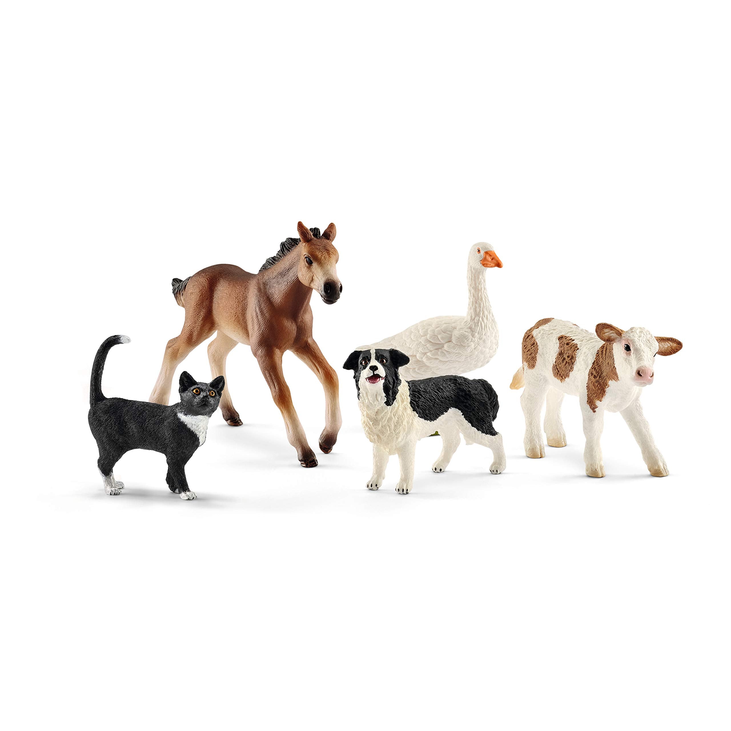 Schleich Farm World 42386 Assorted Farm Animal Figurines - Educational Playset for Kids 3+