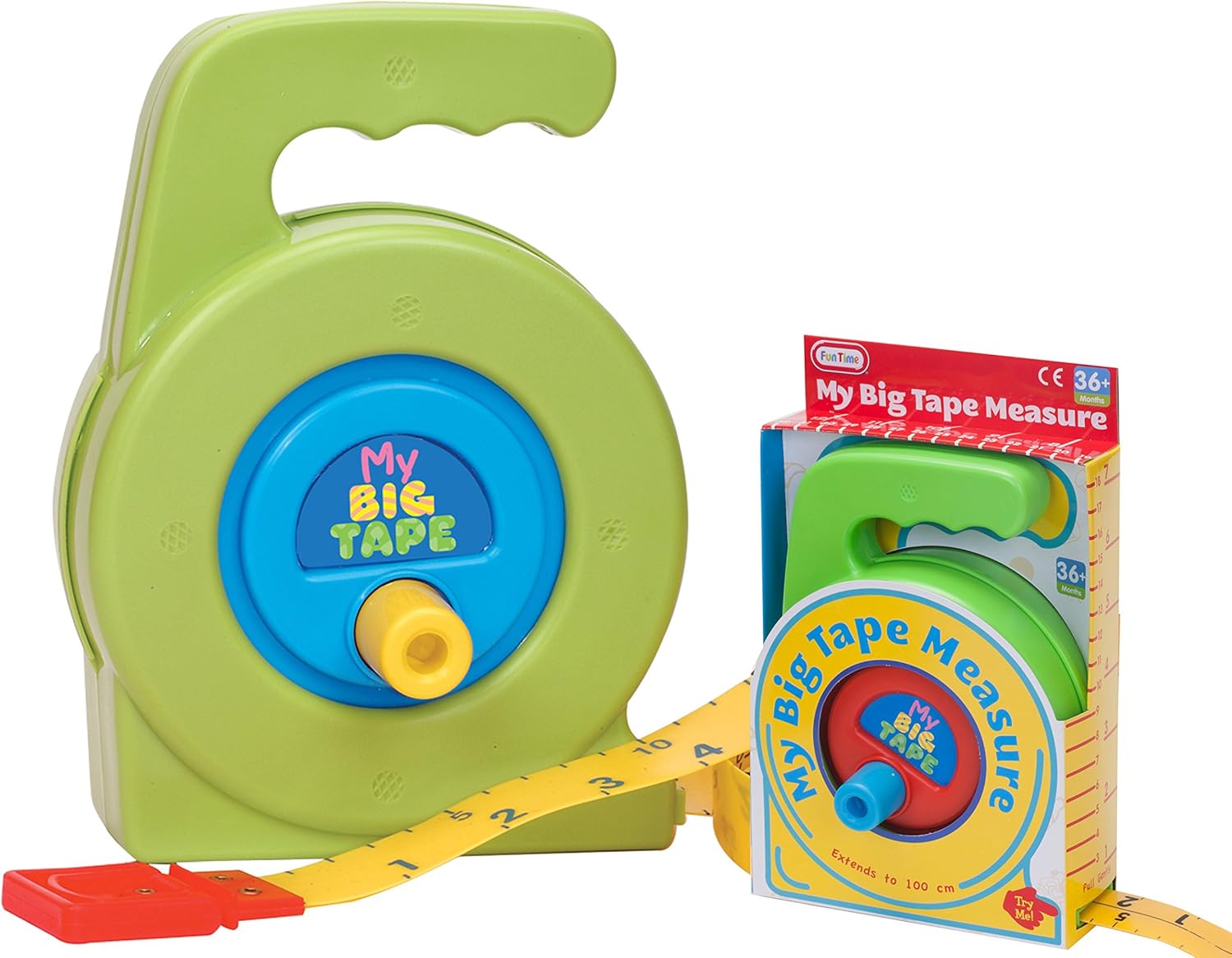 Funtime 55875 Tape Measure - Educational Measuring Toy for Kids 3+