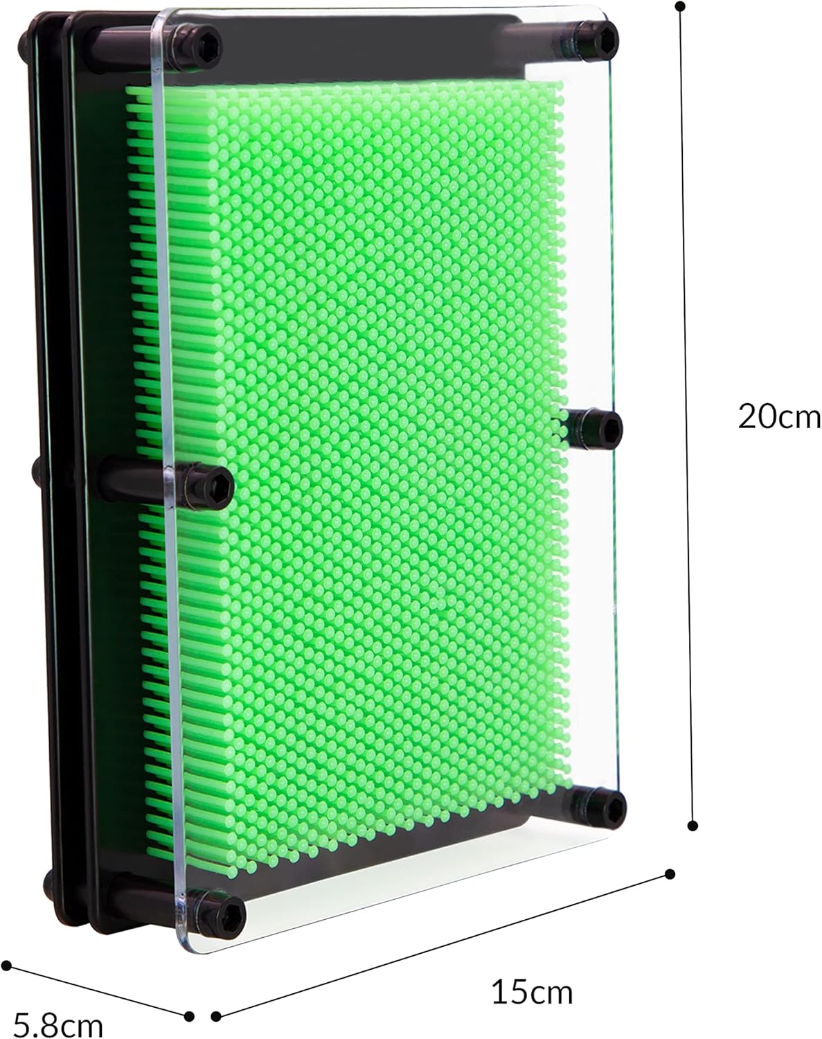 Global Gizmos 48109 Glow in the Dark Pin Art Impression Toy/Ideal for Home and O