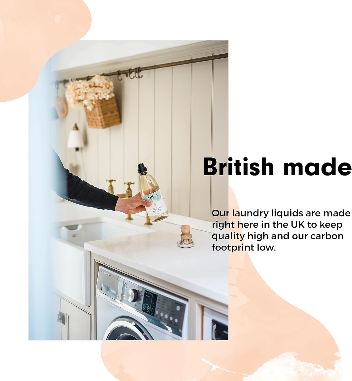 Wilton London Eco-Friendly Patchouli Laundry Liquid (1.09 kg, 28 Washes)