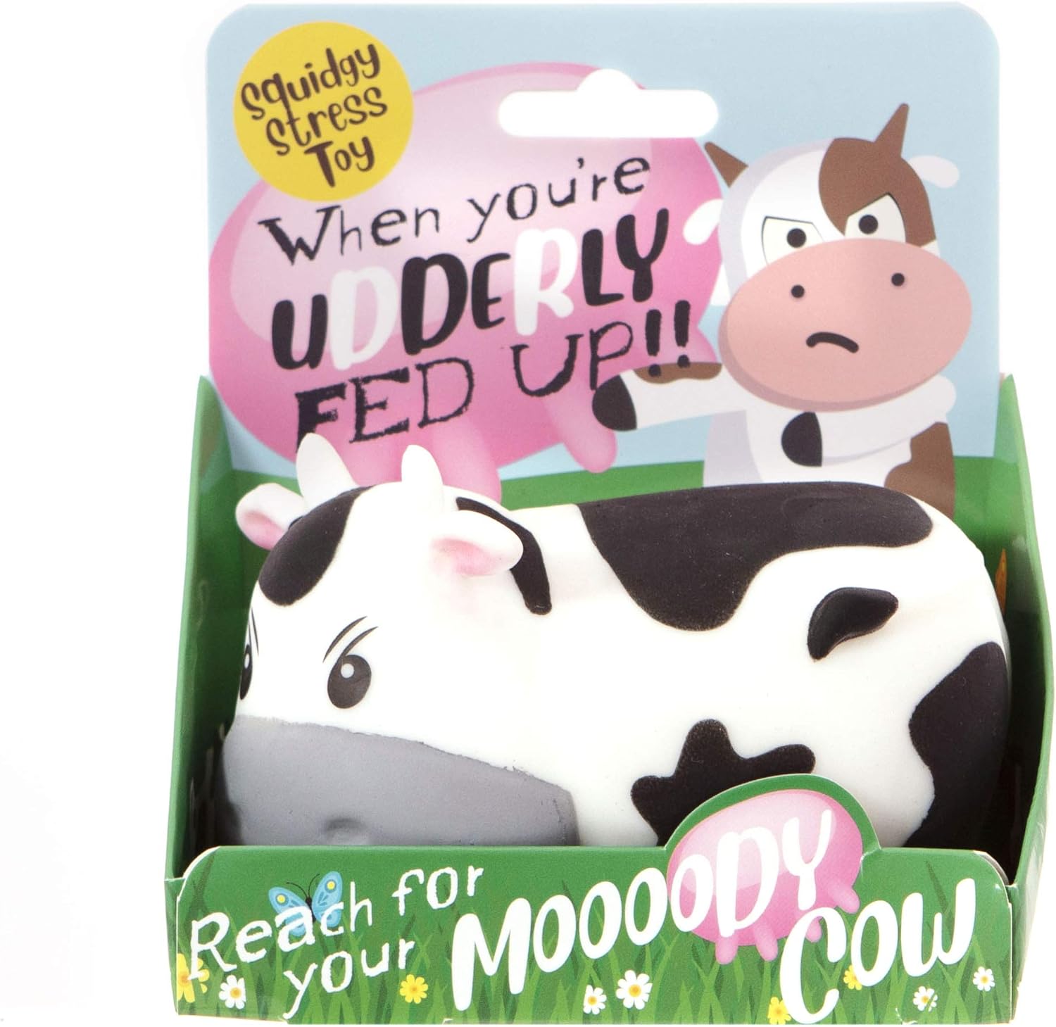 Moody Cow Stress Toy - Squishy Anxiety Relief for Adults & Teens