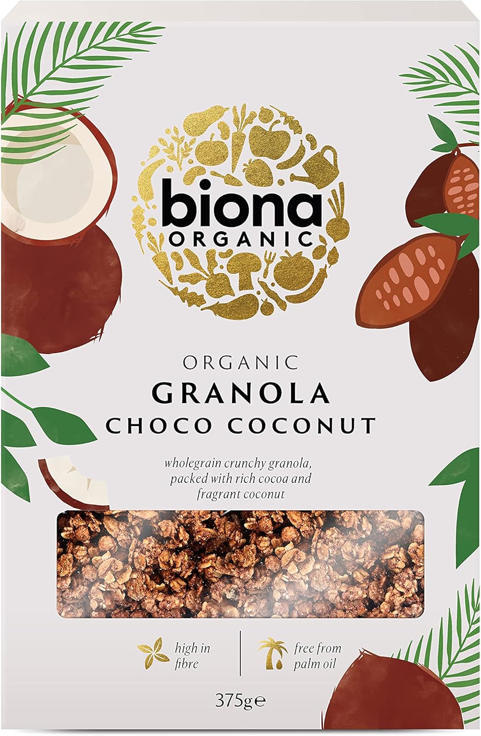 Biona Organic Choco-Coconut Granola 375g