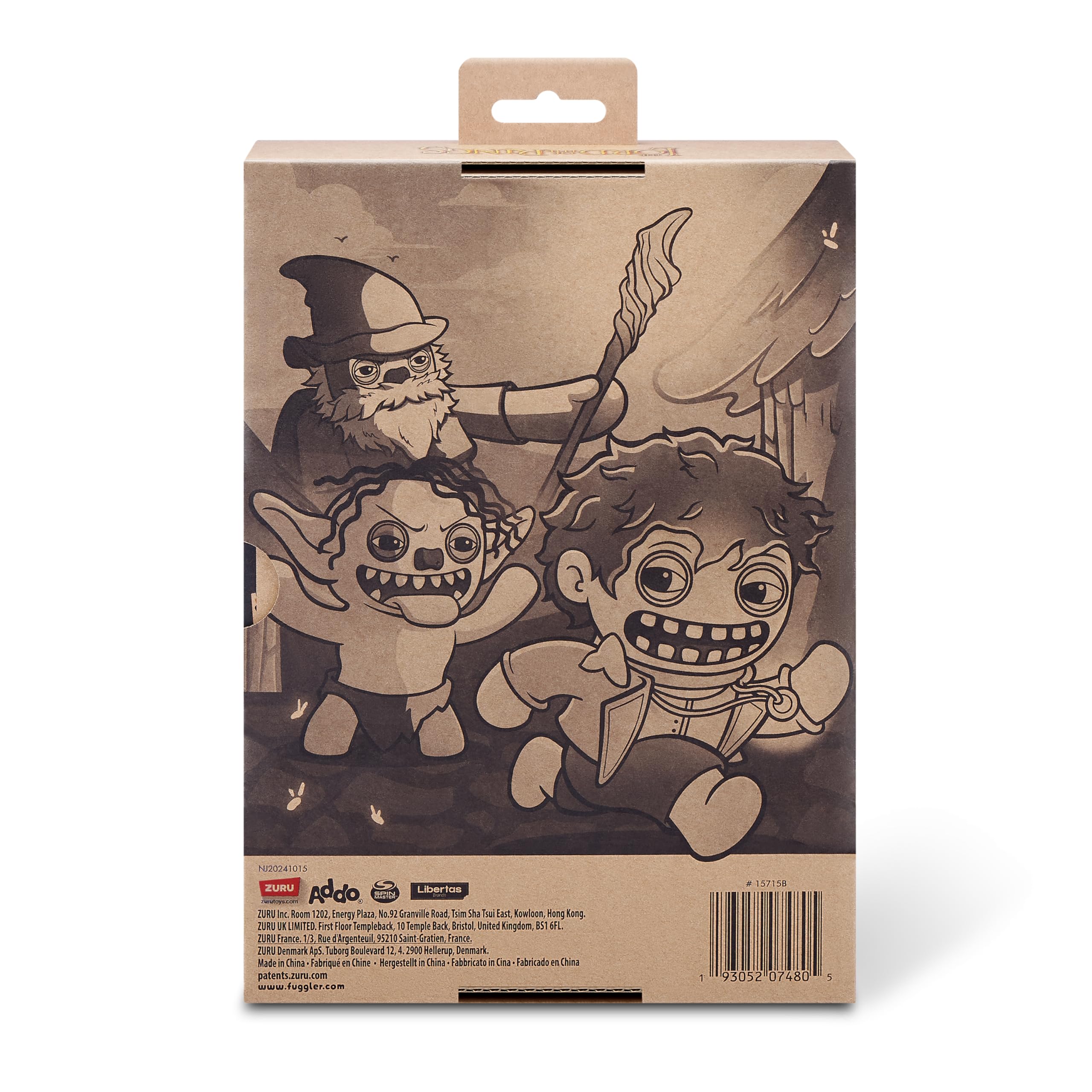 Fuggler Lord of the Rings Gandalf Plush Toy - Funny Ugly Collectible for Kids and Adults, Age 4+