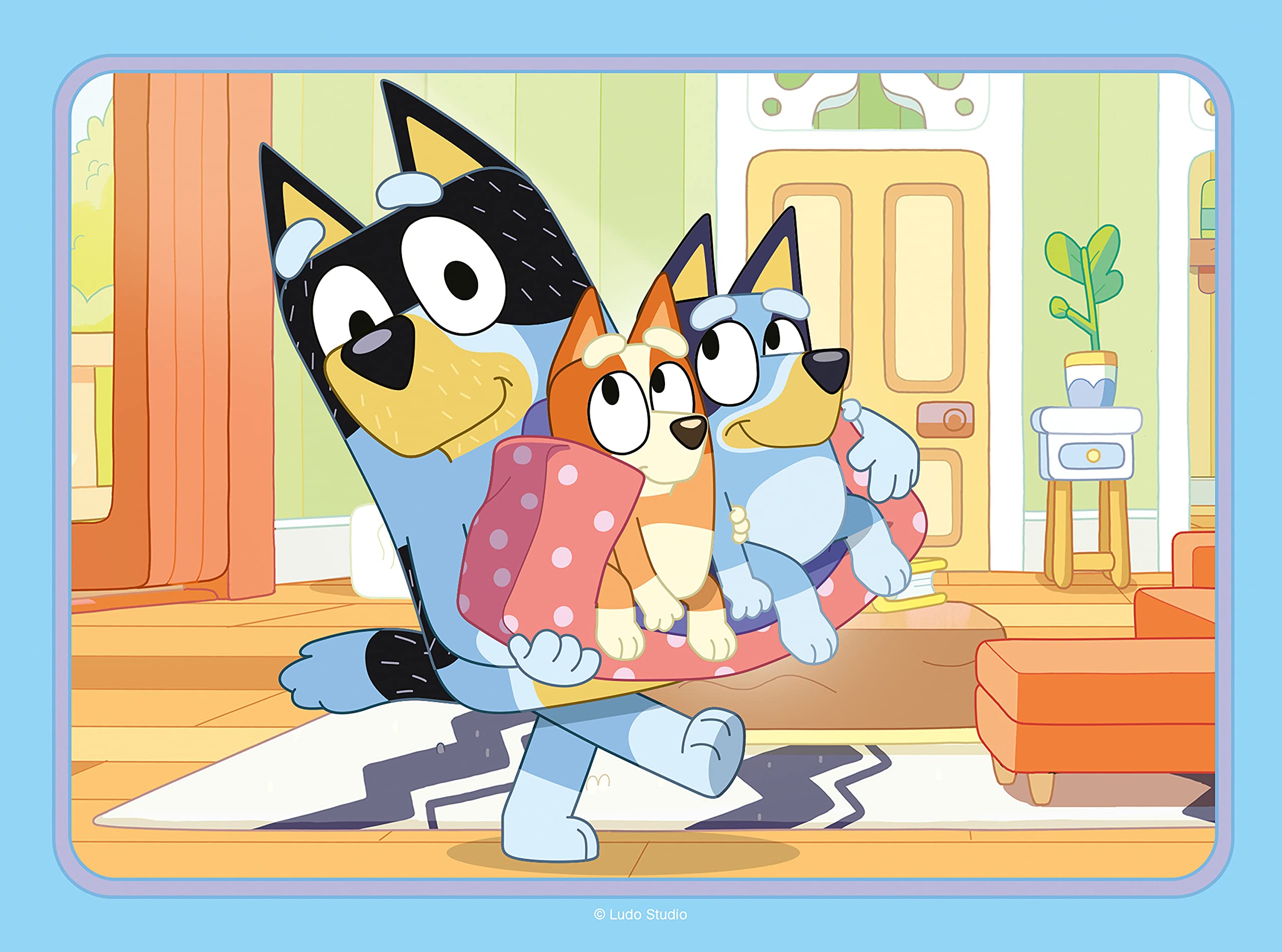 Ravensburger Bluey 4-in-1 Jigsaw Puzzle Set - 12, 16, 20, 24 Piece Puzzles for Kids 3+