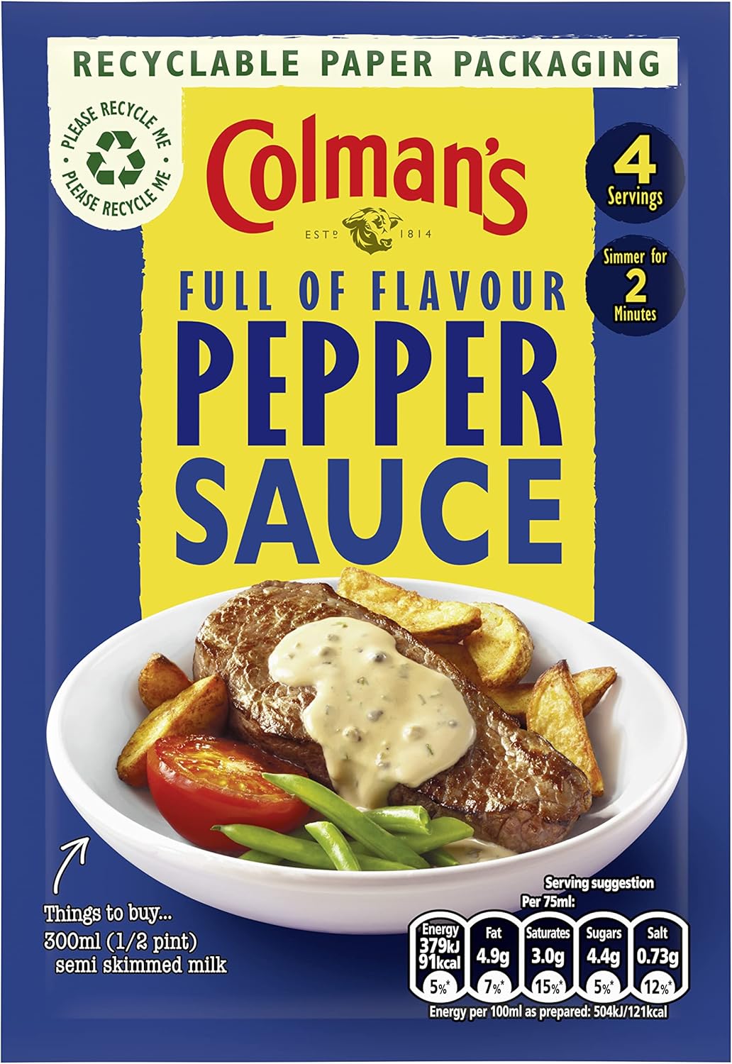 Colman's - Pepper Sauce Mix (40g)