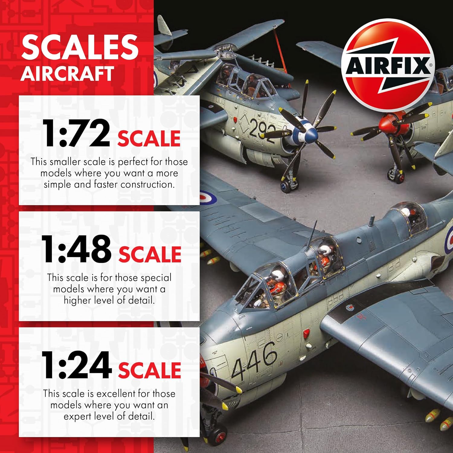 Airfix Starter Set - Messerschmitt Bf109F-4 Model Building Kit for Ages 8+