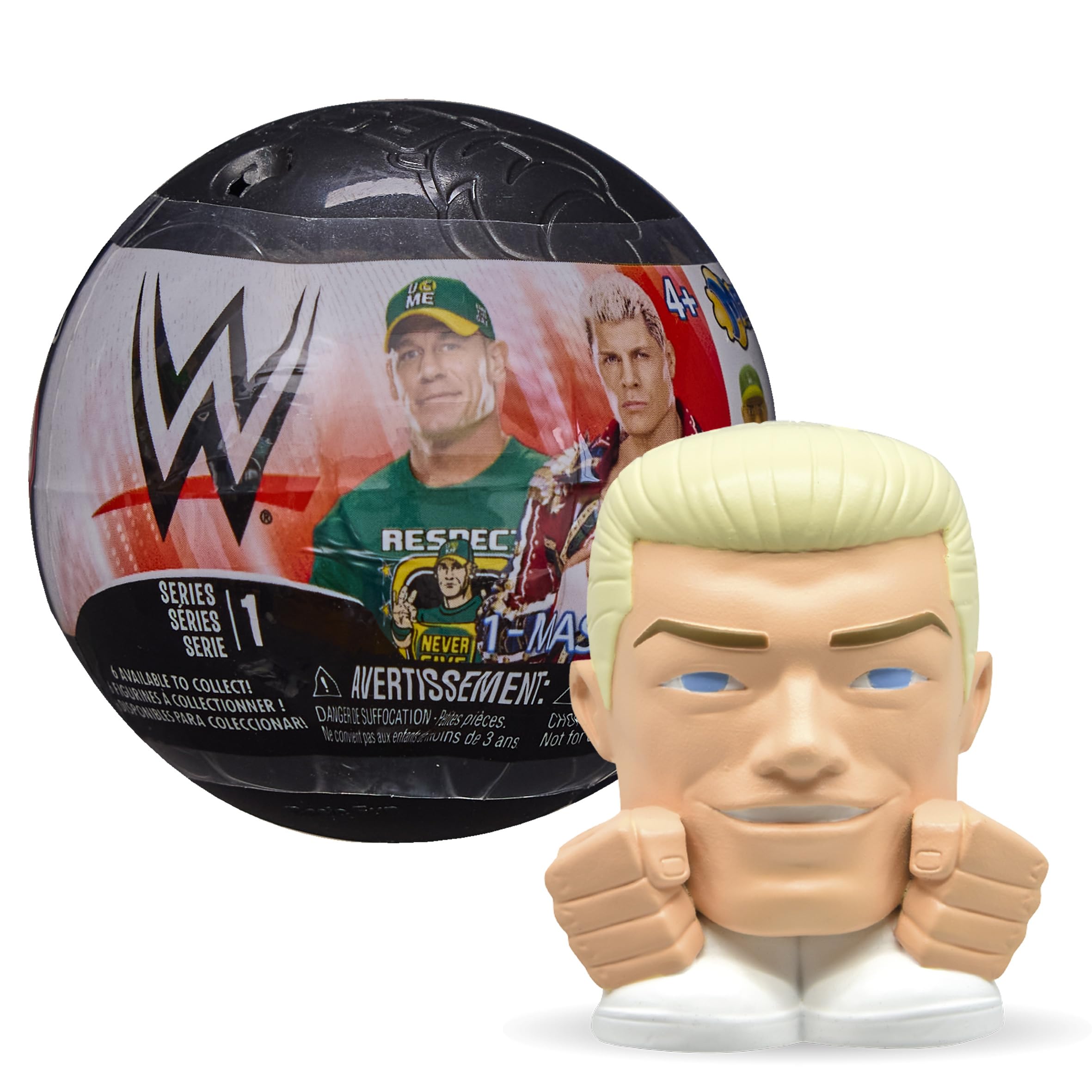 Mash"Ems WWE Squishy Collectible Figures - 6 to Collect, Ages 4+