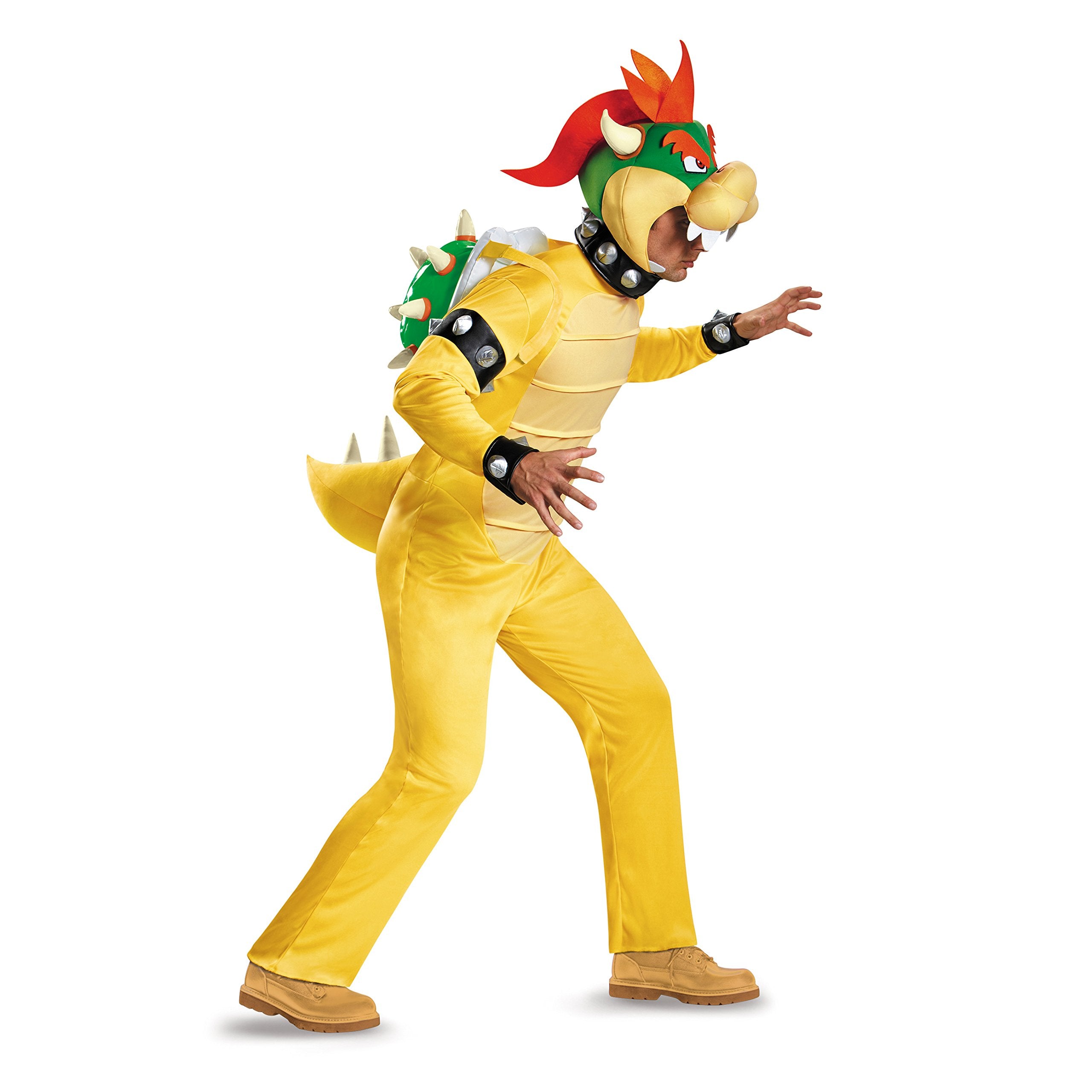 Super Mario Bowser Costume Deluxe by Disguise, Adult Mens