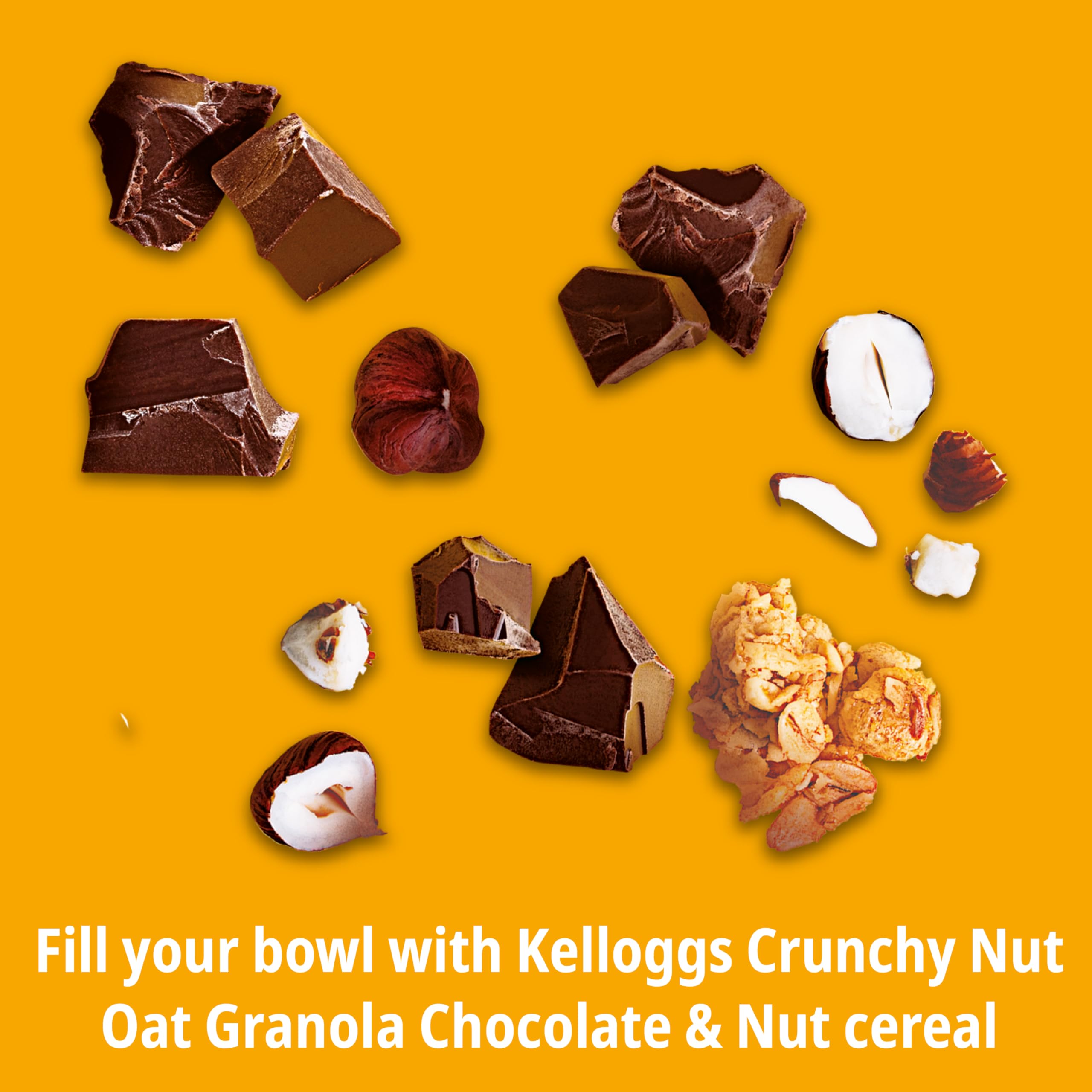 Kellogg's Crunchy Nut Hazelnuts & Chocolate Granola, 600g