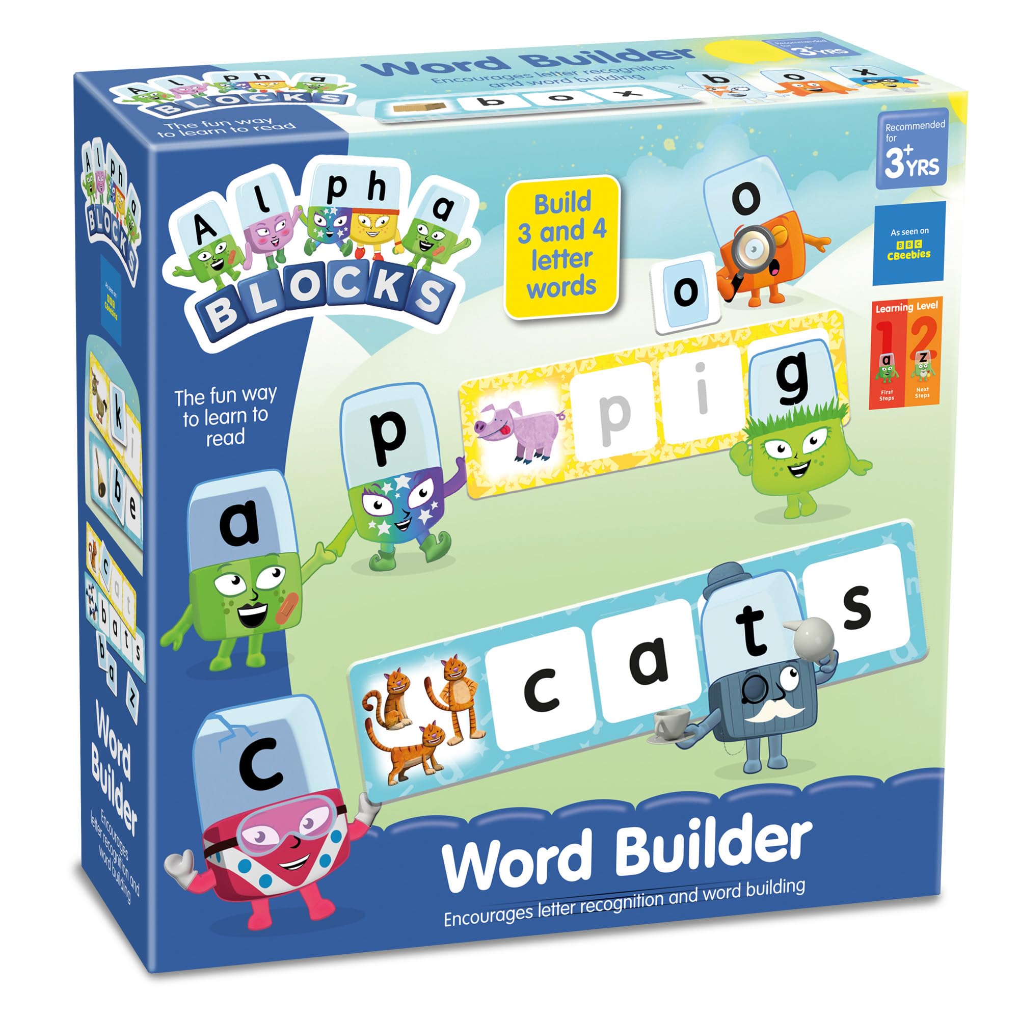 Alphablocks Word Builder Learning Game - Educational Card Game for 3+ Year Olds