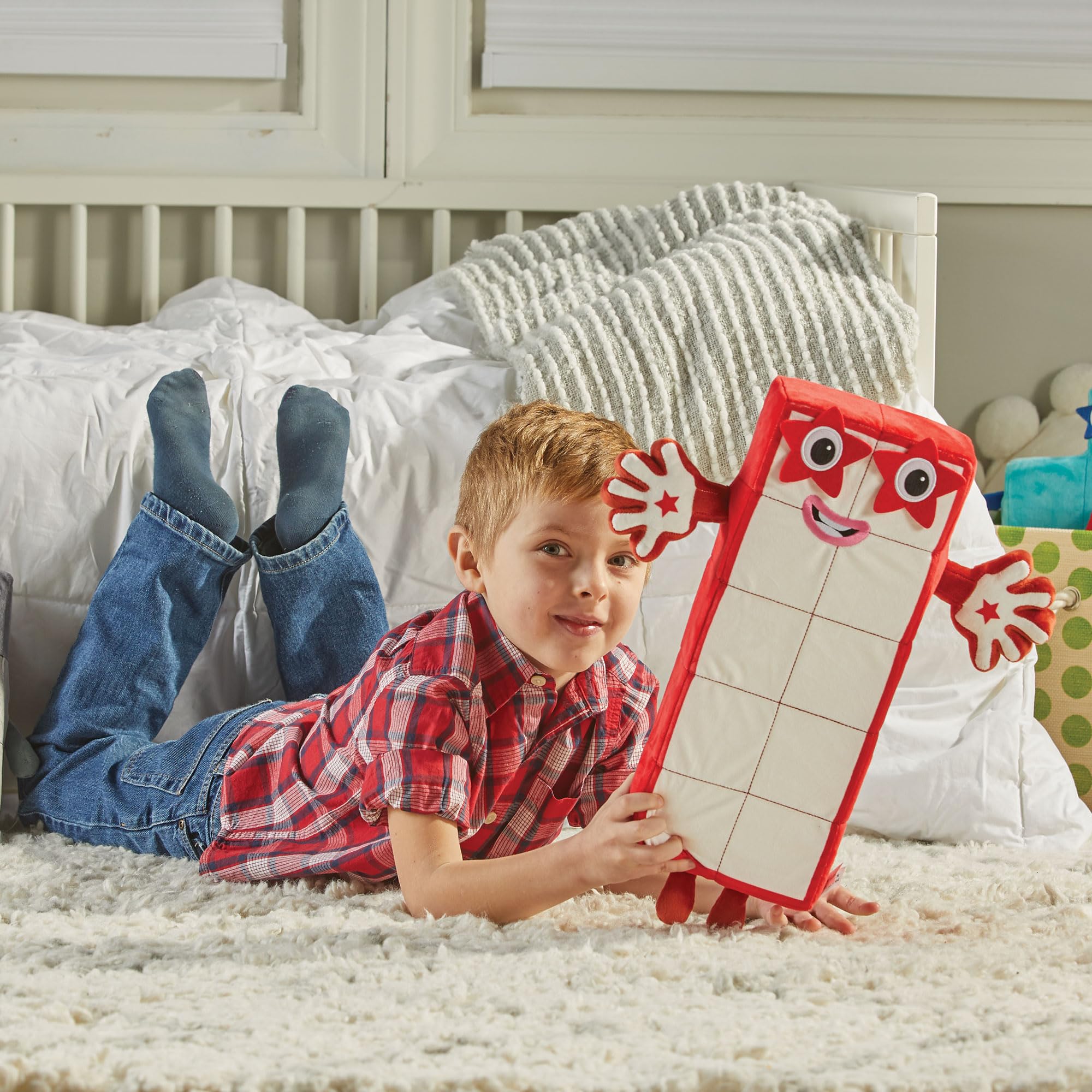 Learning Resources Numberblock Ten Playful Pal Plush - Educational Toy for Toddlers & Kids