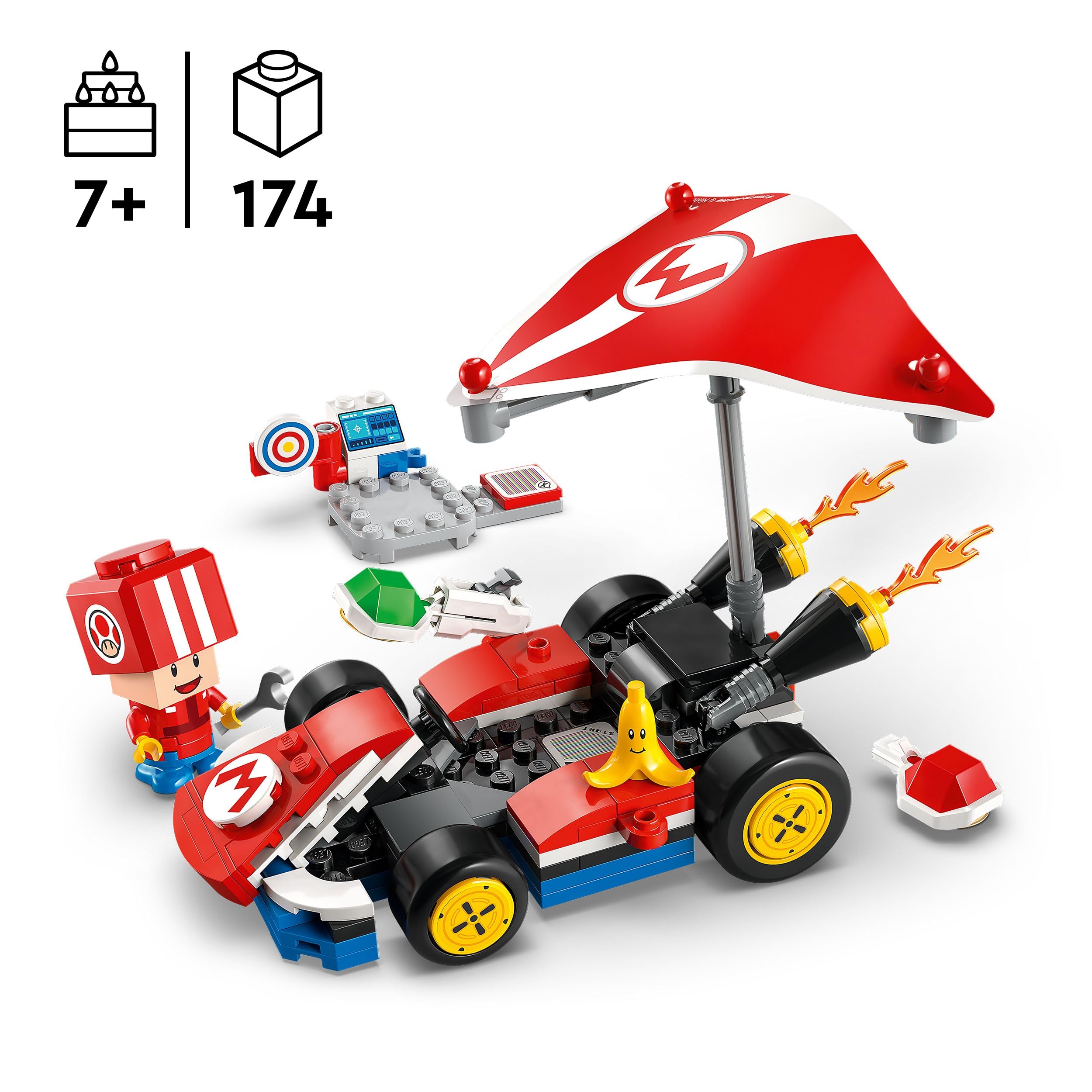LEGO Super Mario: Mario Kart – Standard Kart Playset for Kids 7+