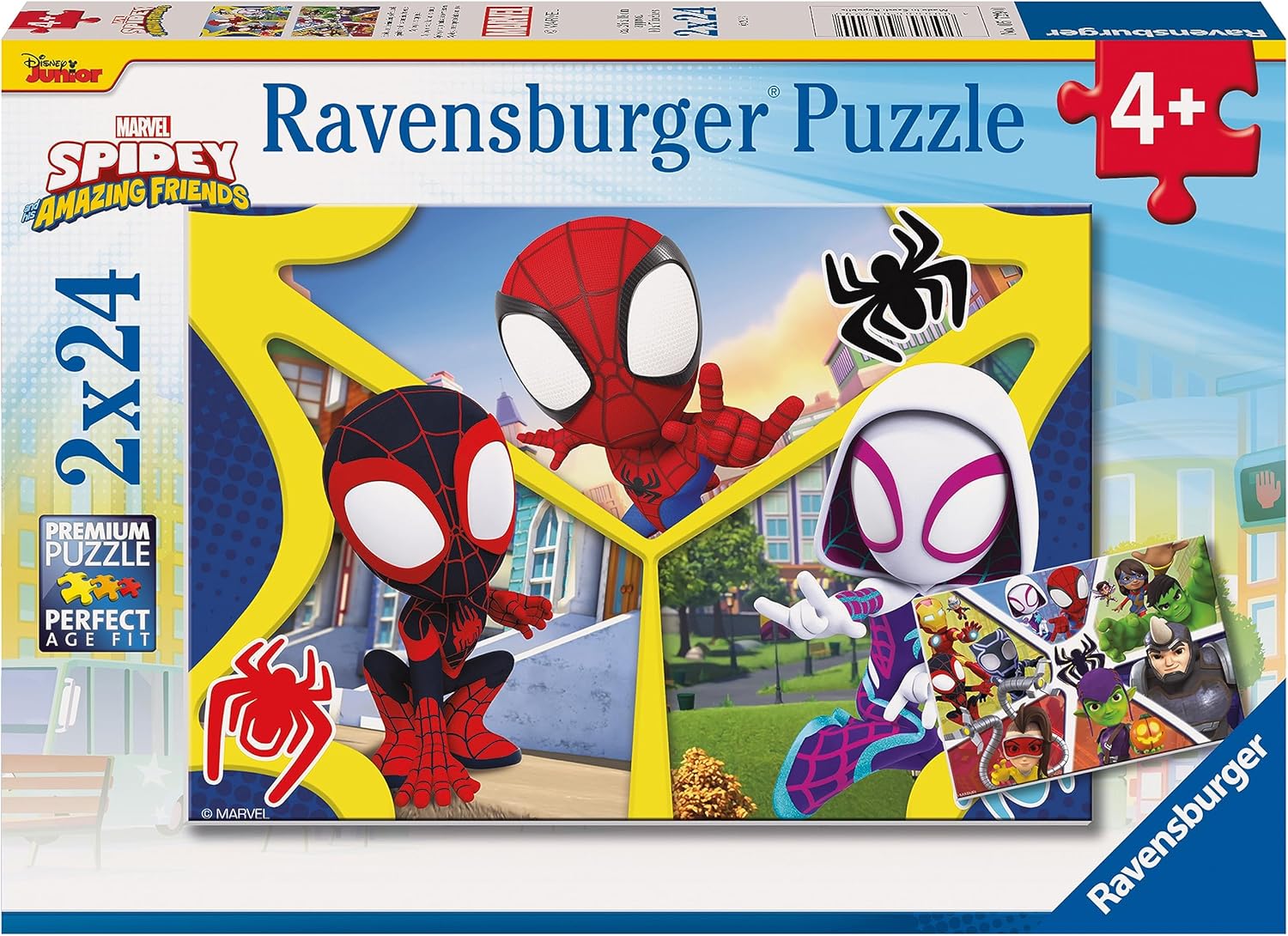 Ravensburger 5729 Marvel Spider-Man Spidey & His Amazing Friends 2x24 Piece Jigsaw Puzzle