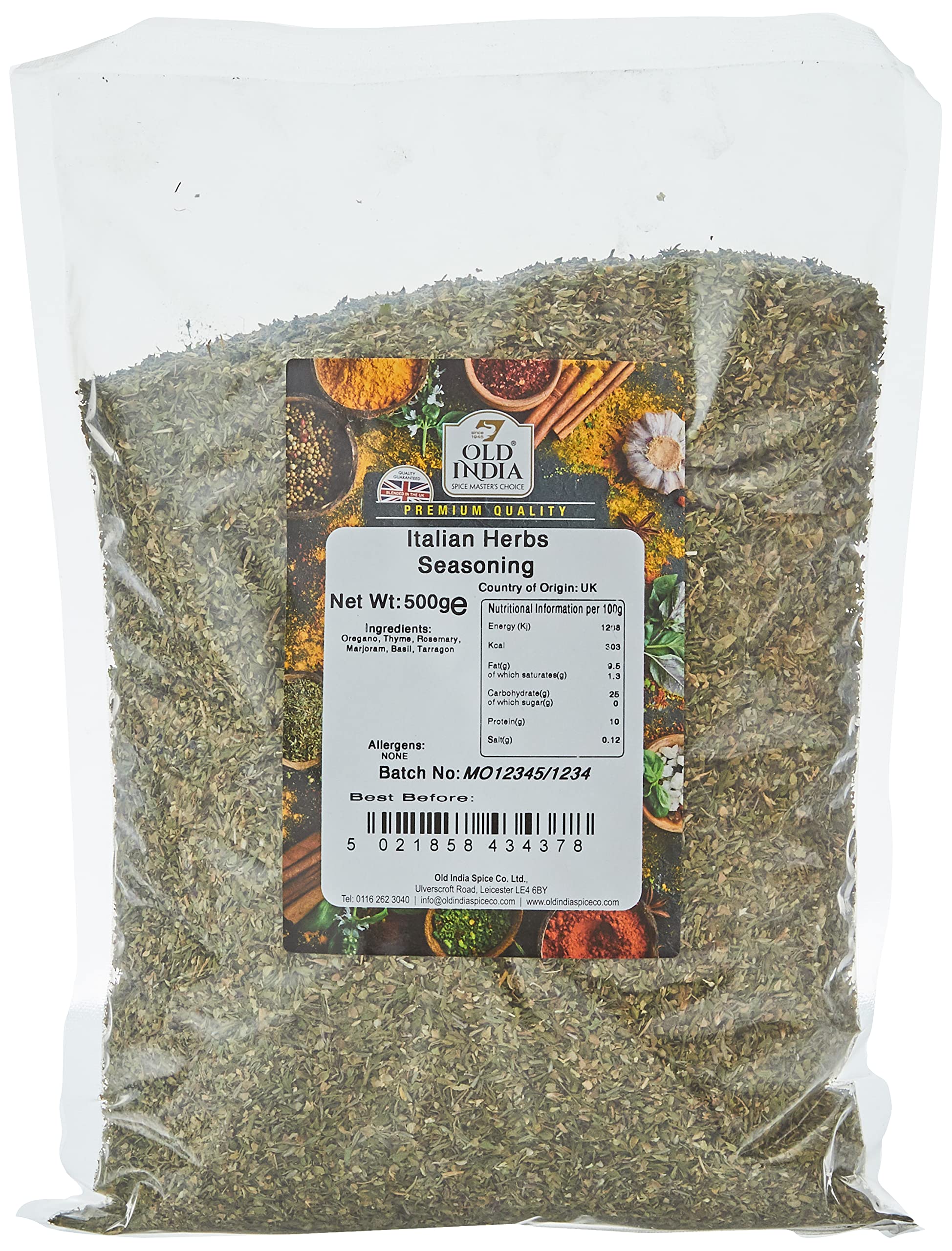Old India Italian Herbs Seasoning 500g