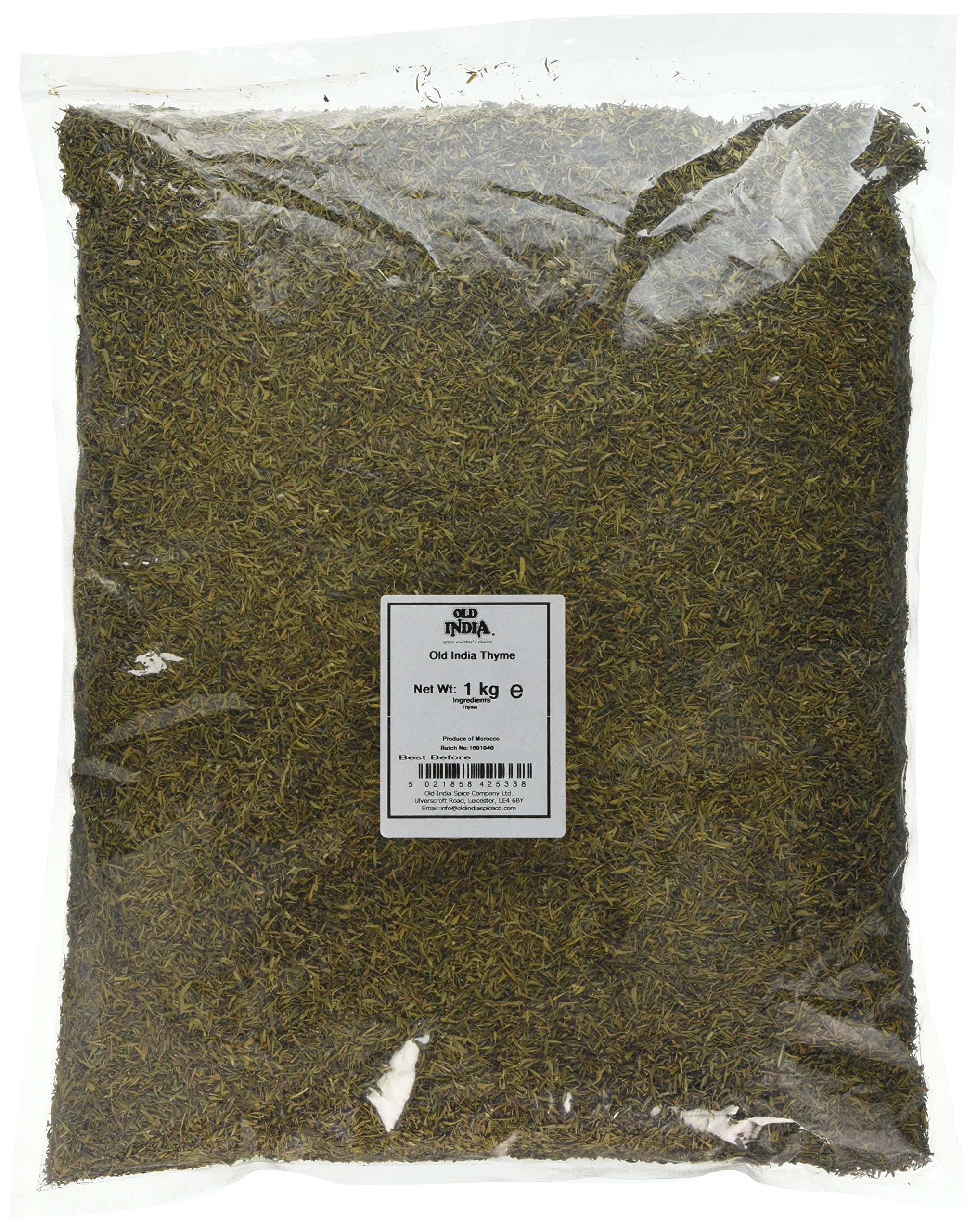 Old India Thyme 1 Kg - Natural Whole Herb for Cooking