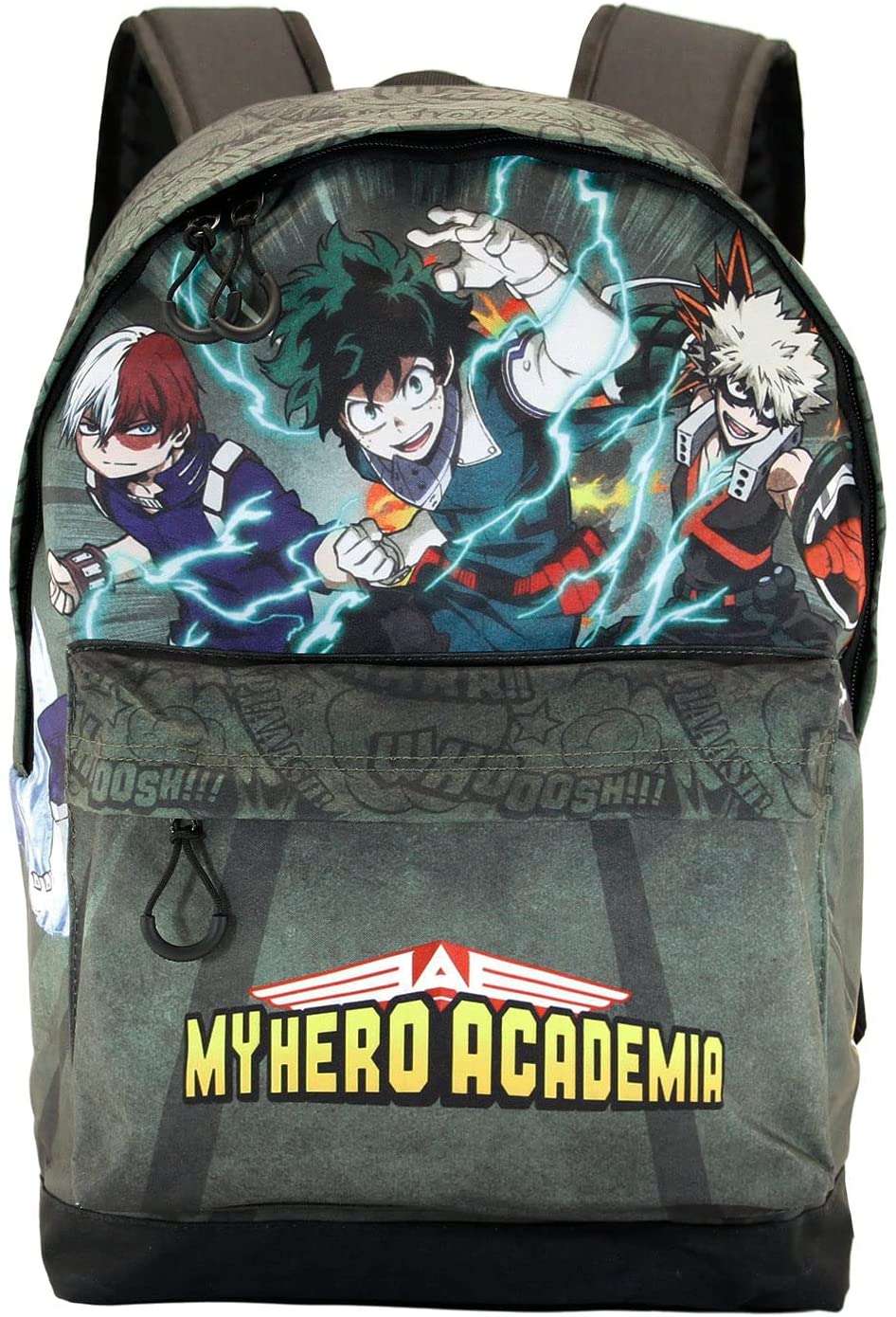 Karactermania My Hero Academia Battle-Fan HS Military Green Backpack