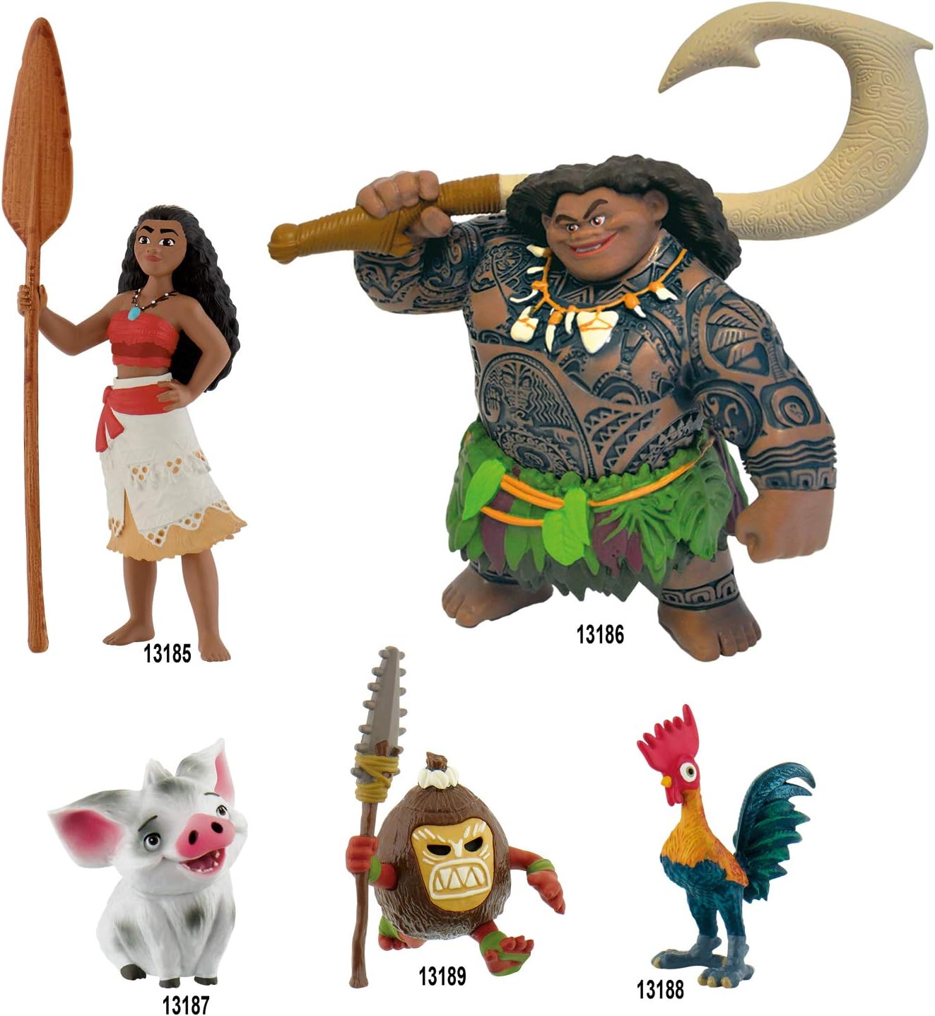 Bullyland Pua Figure - 4.5 cm Hand-Painted Disney Vaiana Toy for Ages 3+