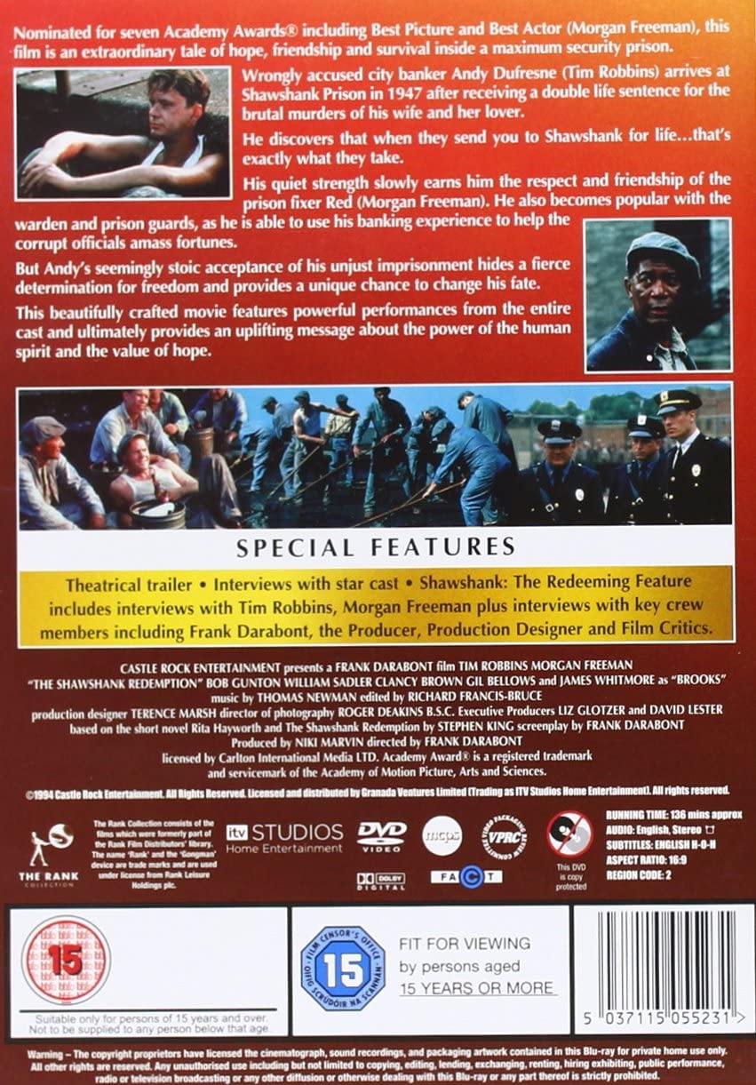 The Shawshank Redemption (1994) - DVD