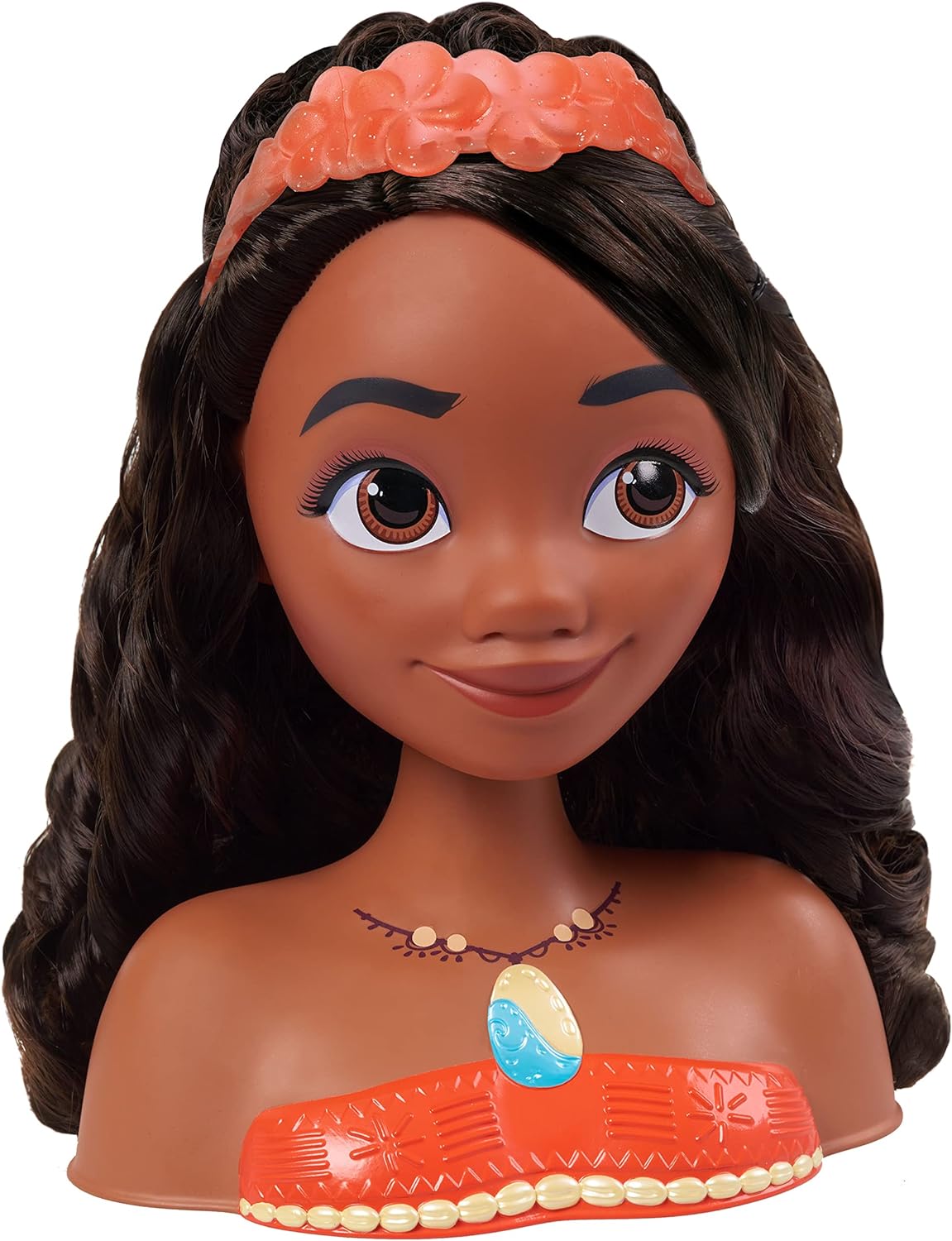 Disney Princess Moana Styling Head with Flower Crown & Accessories