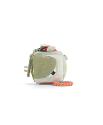 Mamas & Papas Babyplay Mini Activity Cube - Soft Sensory Toy | Suitable from Birth | H 12 x W 10cm 3