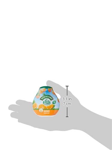 Robinsons Mini No Added Sugar Low Calorie Orange Flavour Concentrate - 6 Pack (66ml Each) 9