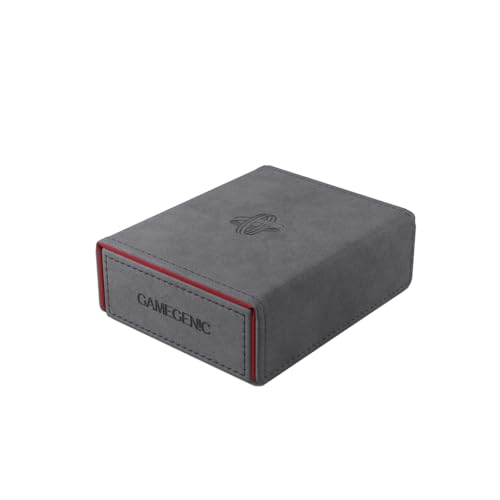Gamegenic Token Keep Gray/Red Premium Chip Box for Board Games