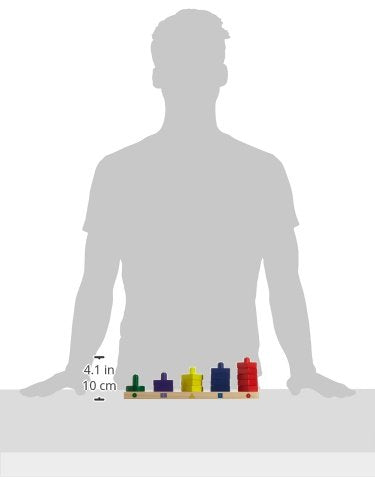 Melissa & Doug Stack and Sort Board - Wooden Educational Toy for Toddlers 2+ 9