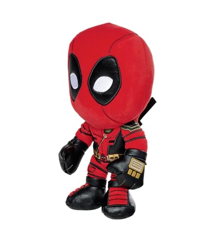 Simba MARVEL Deadpool Plush Figure - 25cm Collectible Soft Toy 4