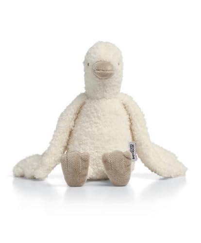 Mamas & Papas Duckling Beanie Toy - Soft Borg Fabric & Bean-Filled Wings, Birth+
