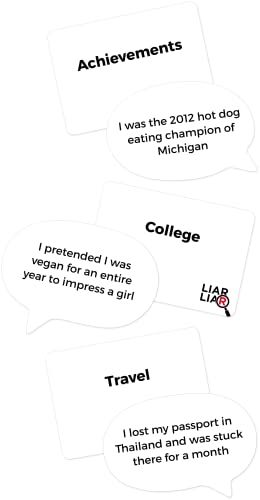 LIAR LIAR – Das Spiel der Wahrheiten und Lügen – Familienfreundliches Kartenspiel für alle Altersgruppen
