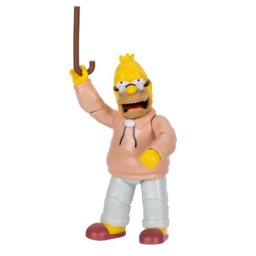 The Simpsons Grampa Simpson Action Figure - 5-Inch (12.7cm) | 14+ Points of Articulation