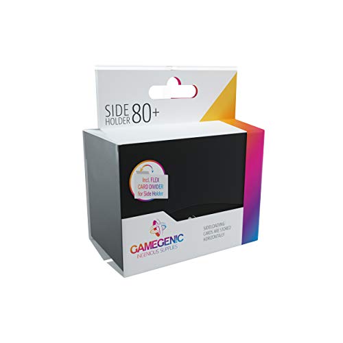 Gamegenic 80-Card Side Holder - Black, Holds 80 Double-Sleeved Cards, Sideloading Deck Box with Cobra Neck Technology 23